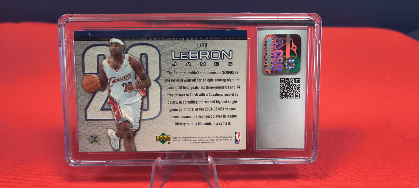 2005-06 Upper Deck L.J. #LJ40 LeBron James