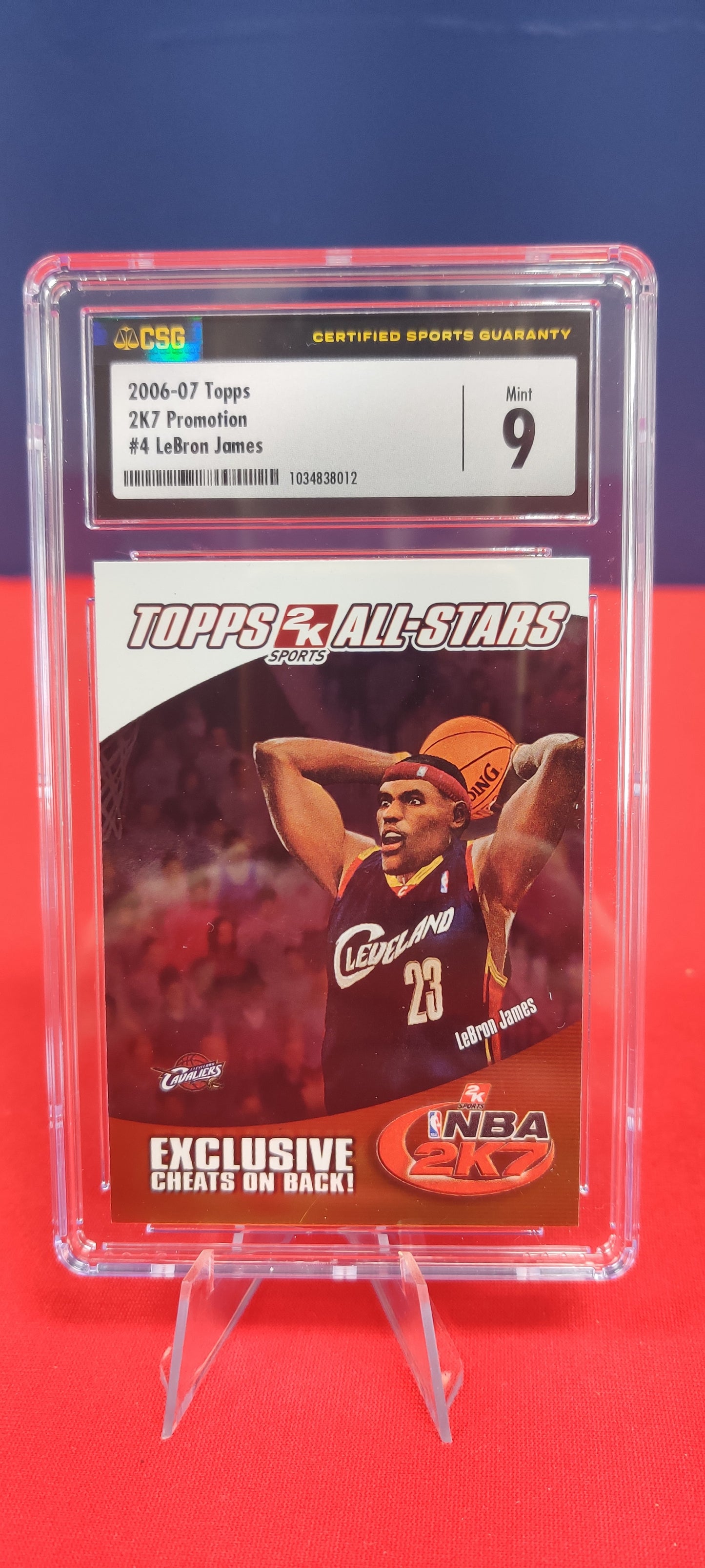 2006-07 Topps 2K7 Promotion #4 LeBron James