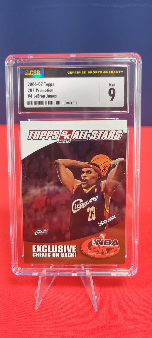 2006-07 Topps 2K7 Promotion #4 LeBron James
