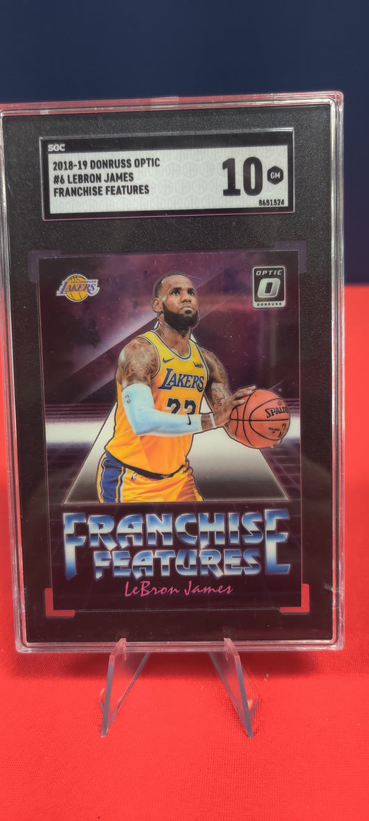 2018-19 DONRUSS OPTIC #6 LeBRon James Franchise Features