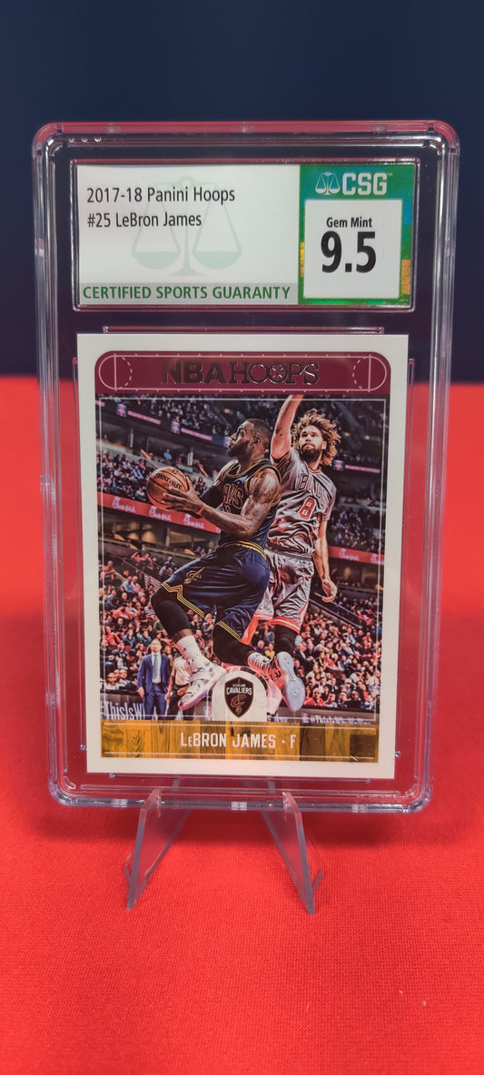 2017-18 Panini Hoops #25 Lebron James
