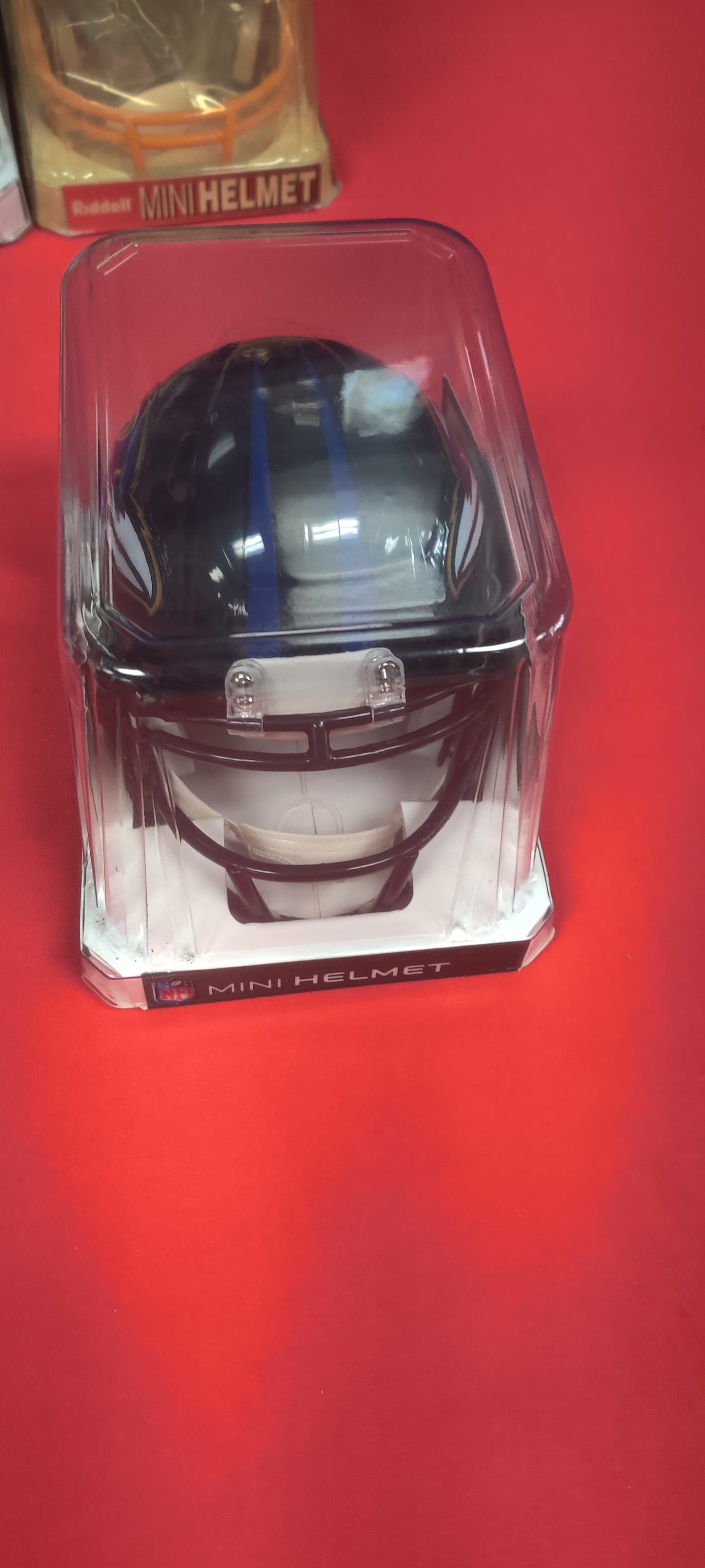 NFL Mini Helmet, Autographed By Jamal Lewis