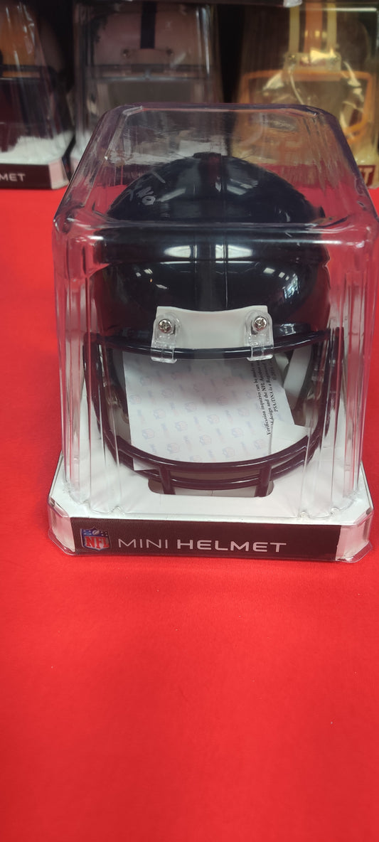 NFL Mini Helmet, Autographed By Mitchel Trubisky