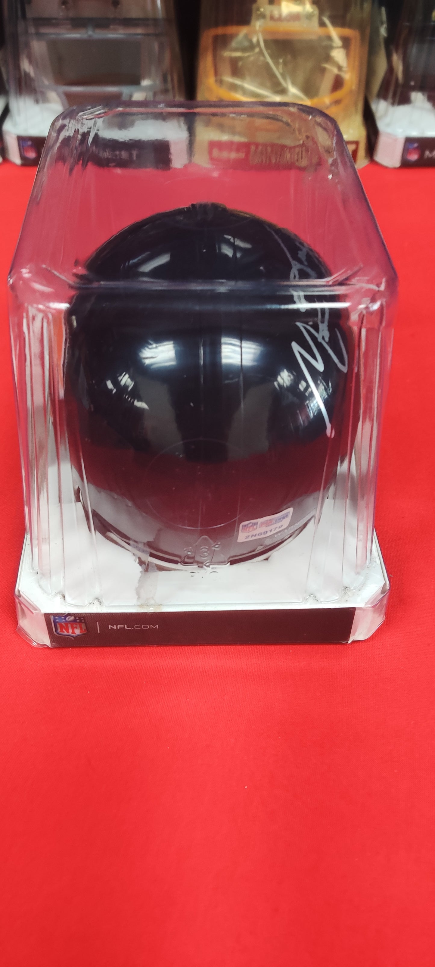 NFL Mini Helmet, Autographed By Mitchel Trubisky