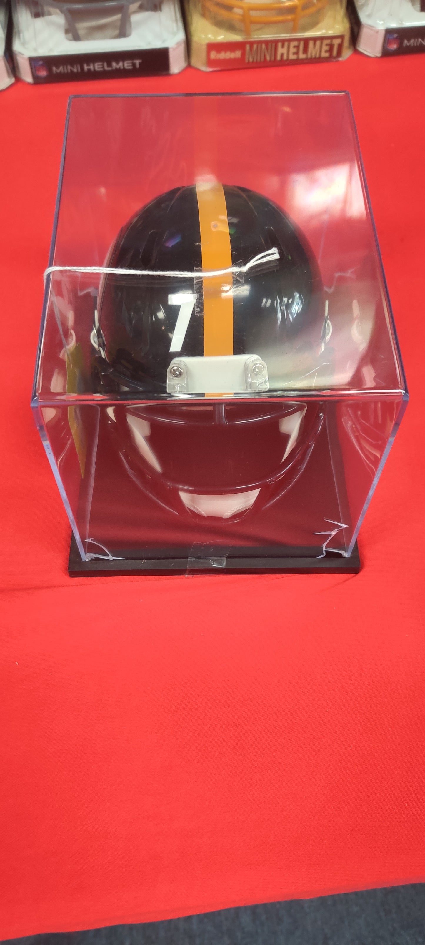 NFL Mini Helmet, Autographed by Zack Banner