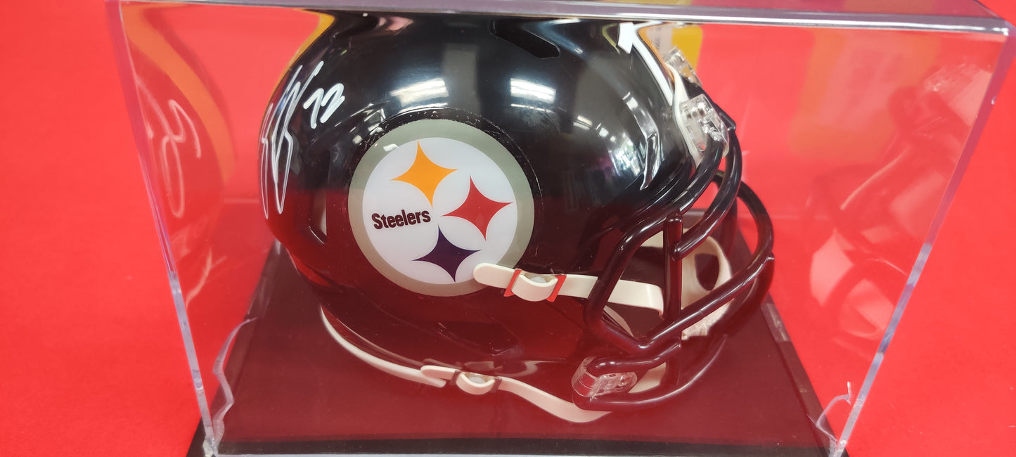 NFL Mini Helmet, Autographed by Zack Banner