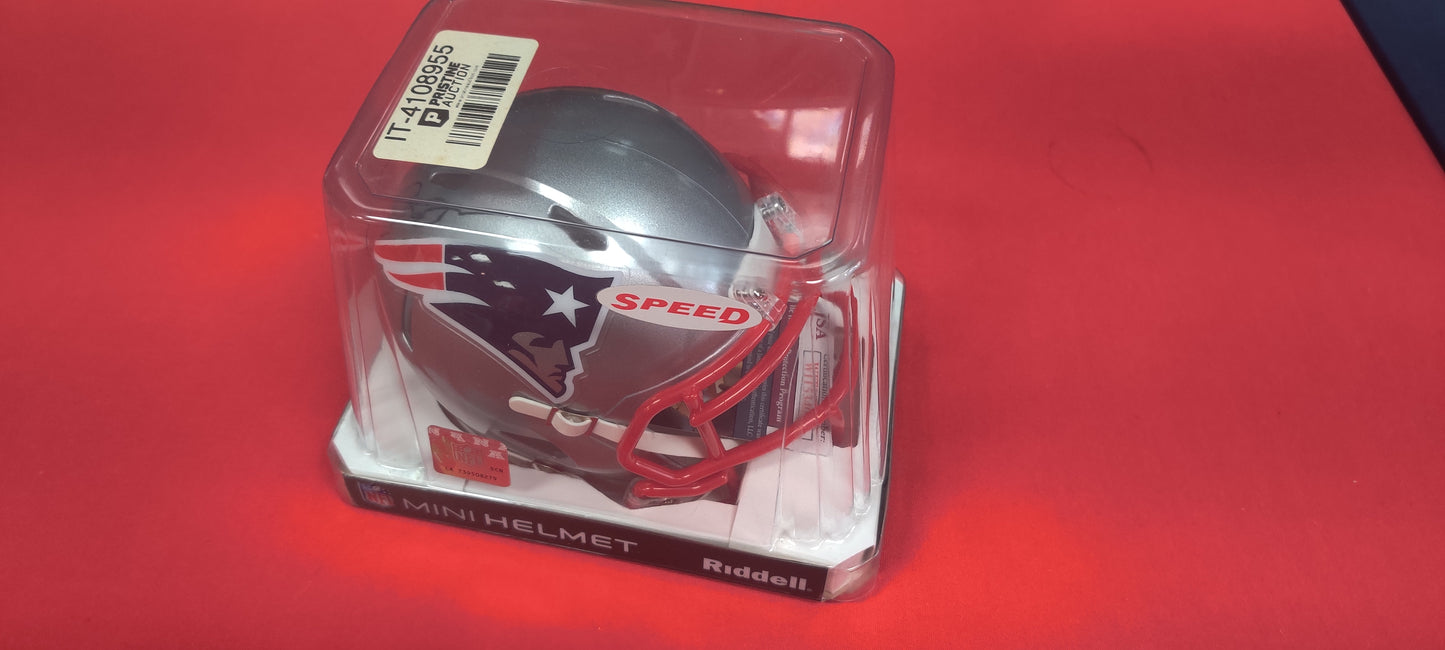NFL Mini Helmet, Autographed by JC Jackson