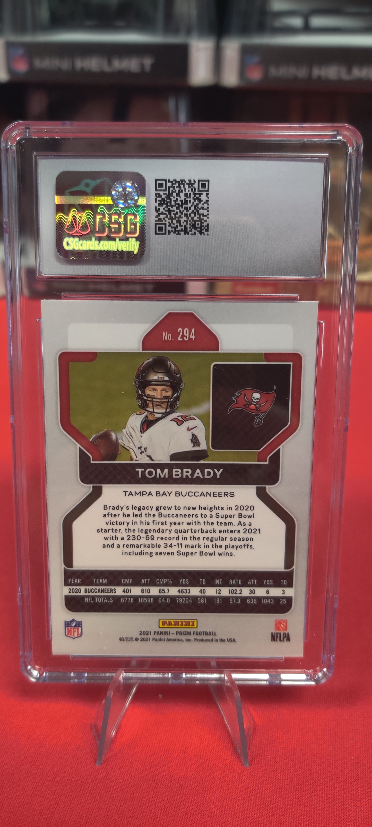 2021 Panini Prizm #294 Tom Brady