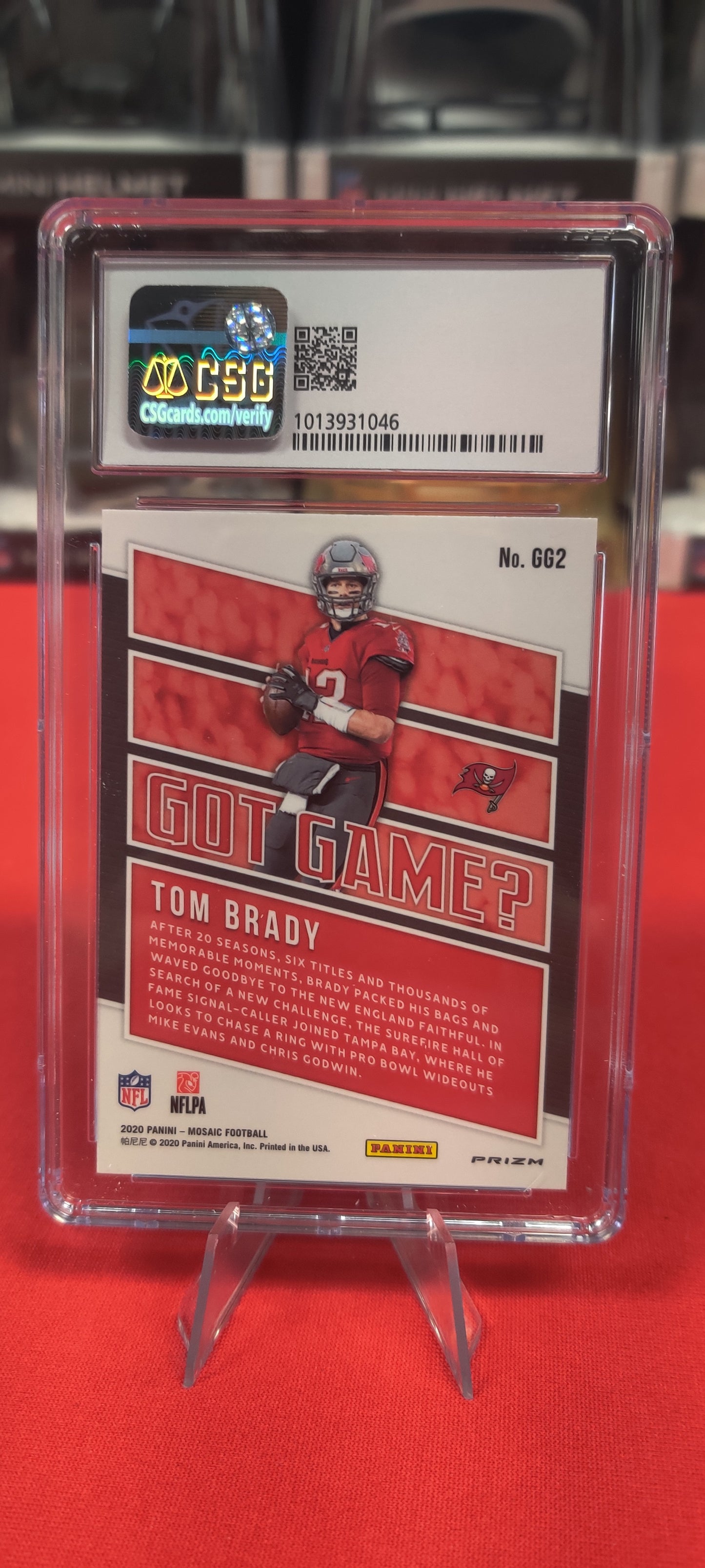 2020 Panini Mosaic Got Game? #GG2 Tom Brady Mosaic