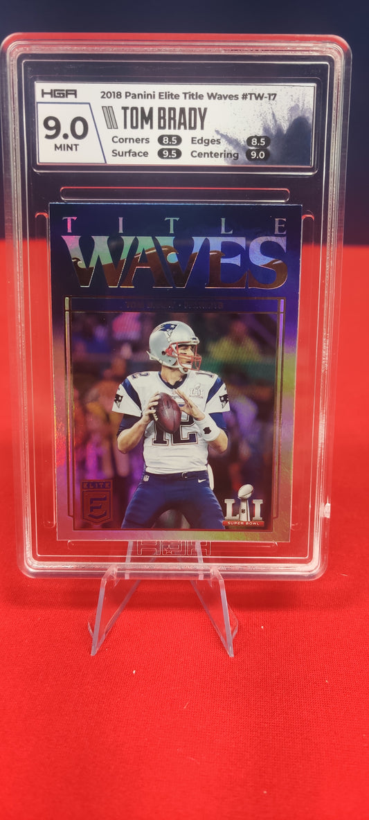 2018 Panini Elite Title Waves #TW-17 Tom Brady