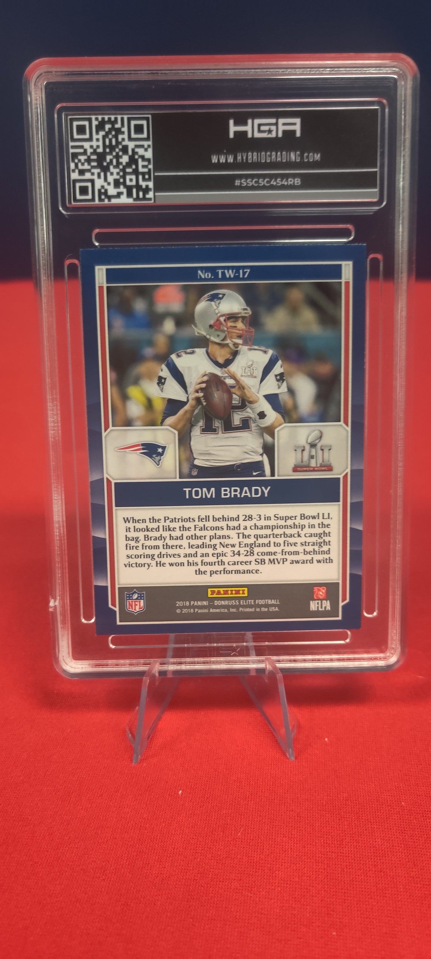 2018 Panini Elite Title Waves #TW-17 Tom Brady