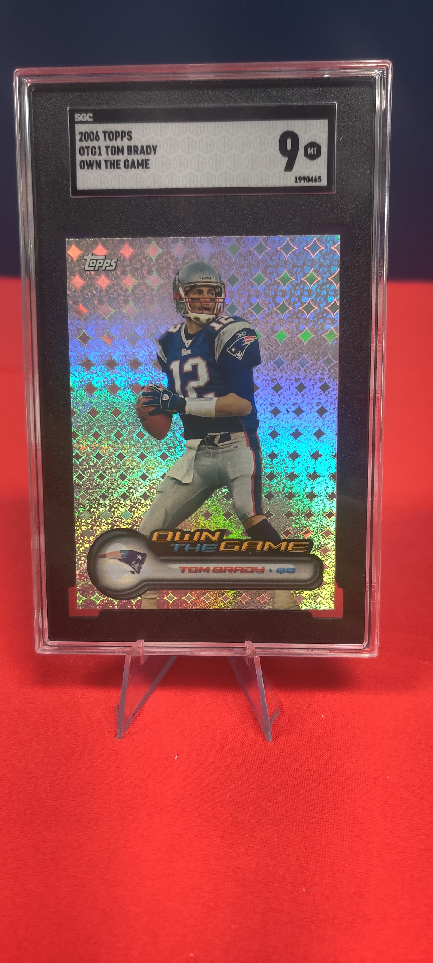 2006 Topps OTG1 Tom Brady Own the Game