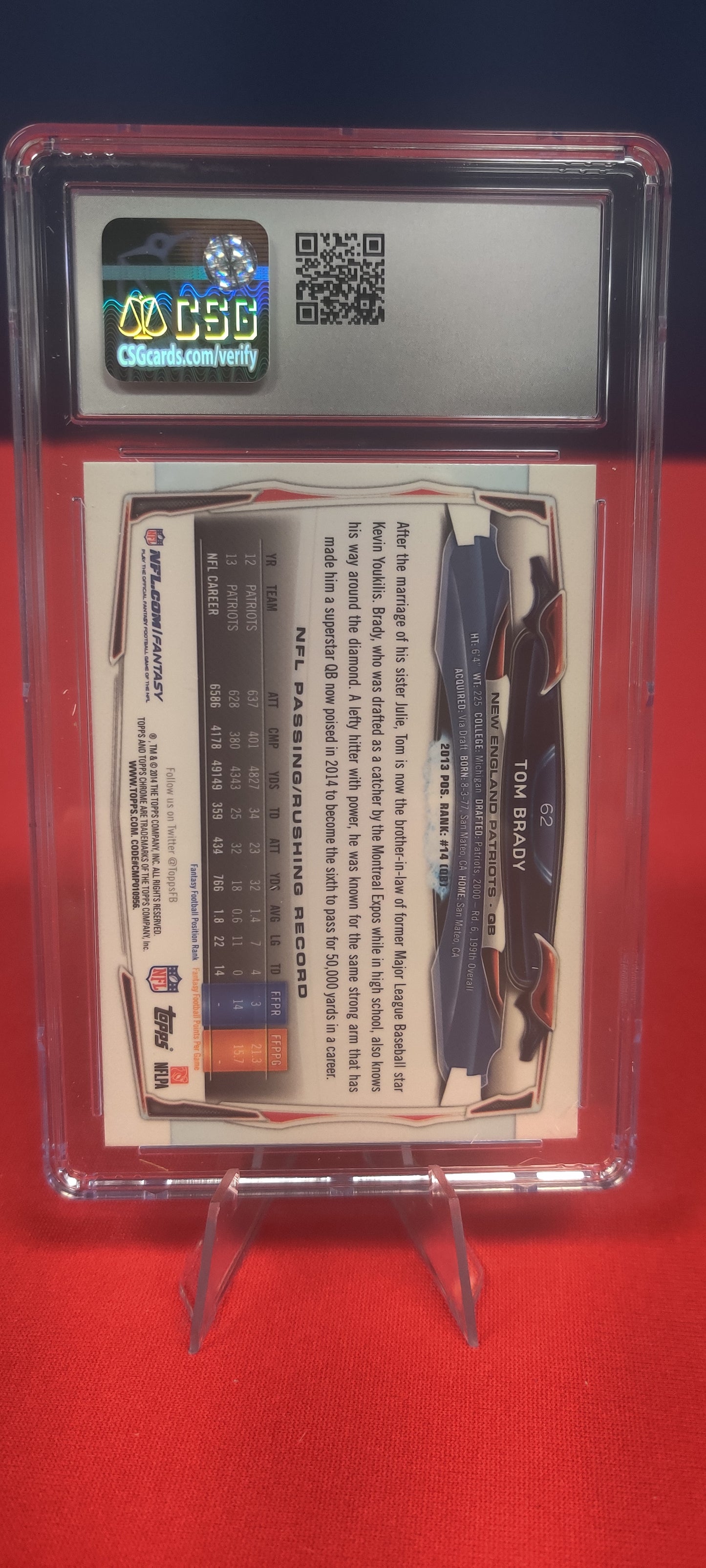 2008 Topps Chrome #62 Tom Brady
