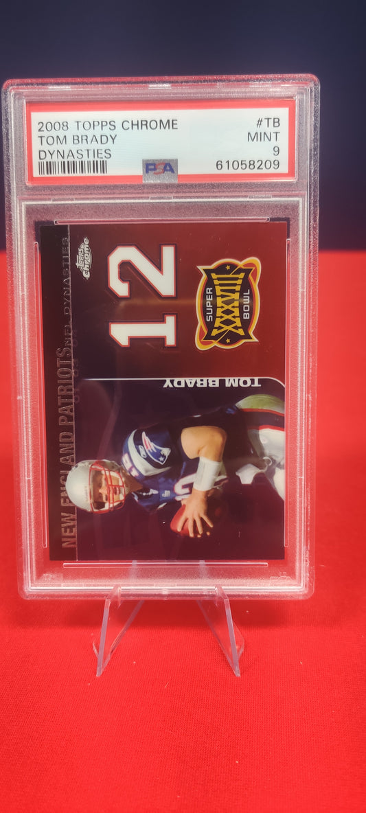 2008 Topps Chrome Tom Brady Dynasties