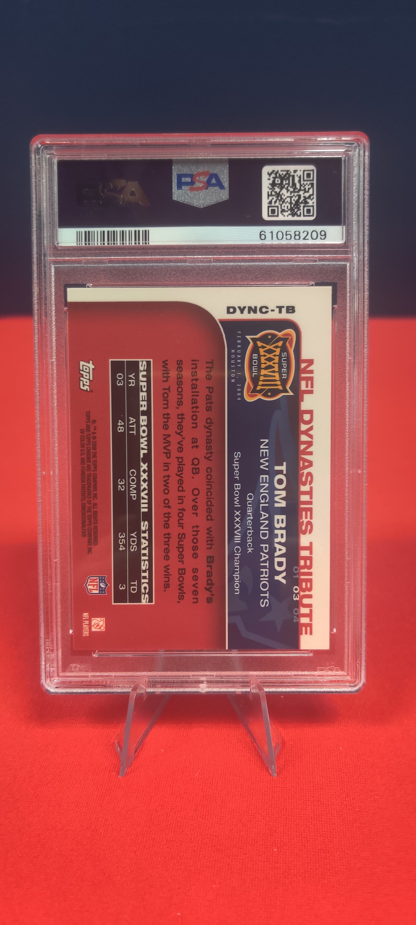 2008 Topps Chrome Tom Brady Dynasties
