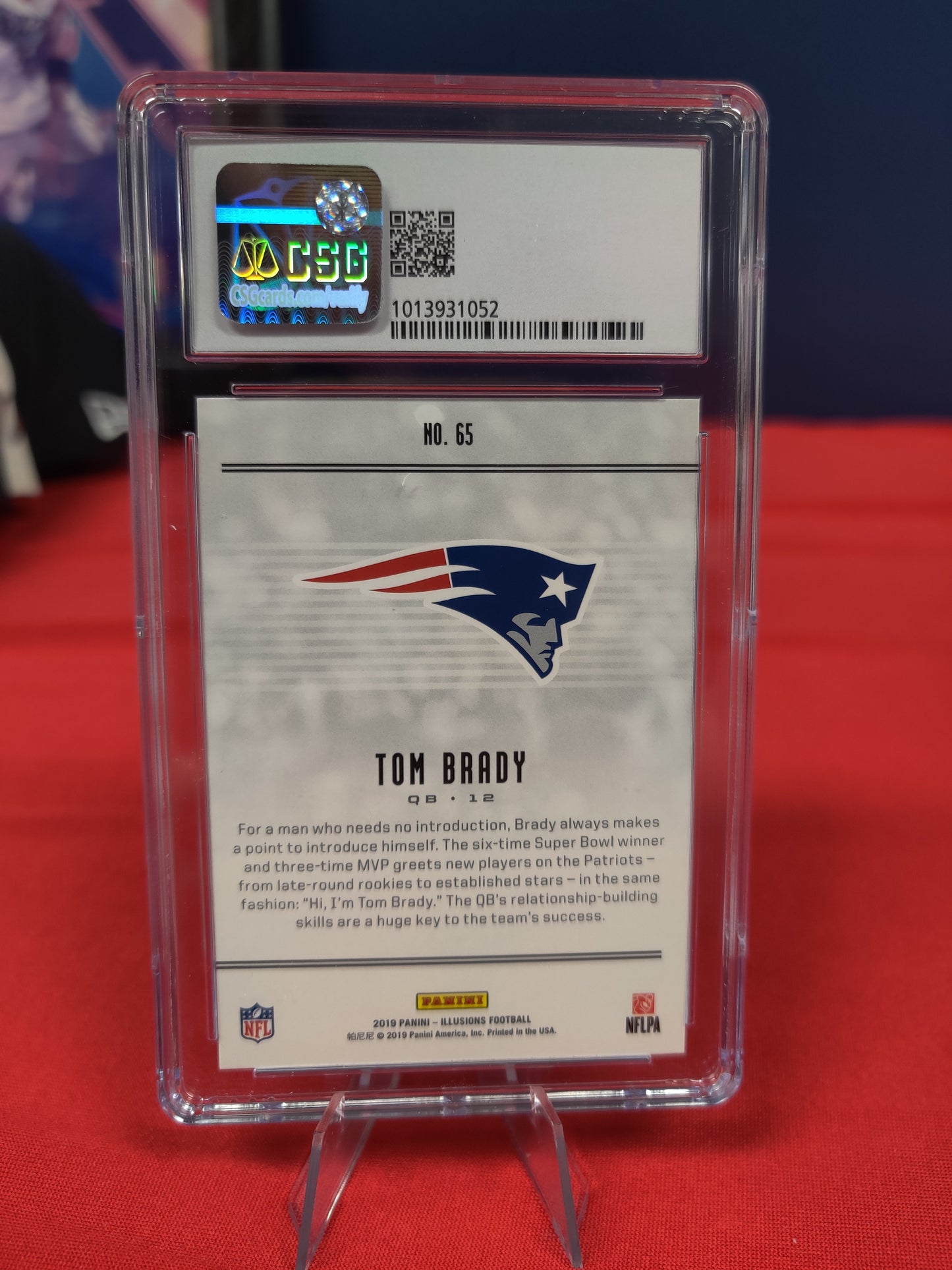 2019 Panini Illusions Retail #65 Tom Brady