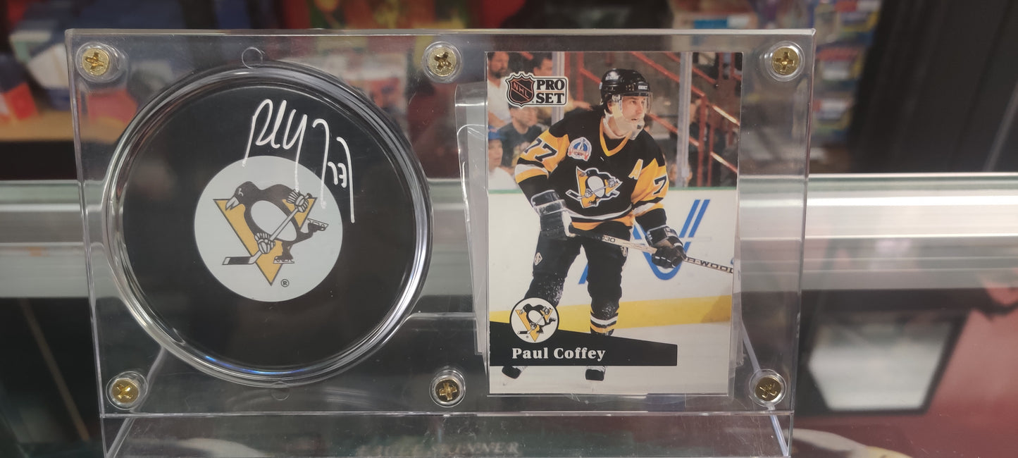 Paul Coffey SIgned Hockey Puck