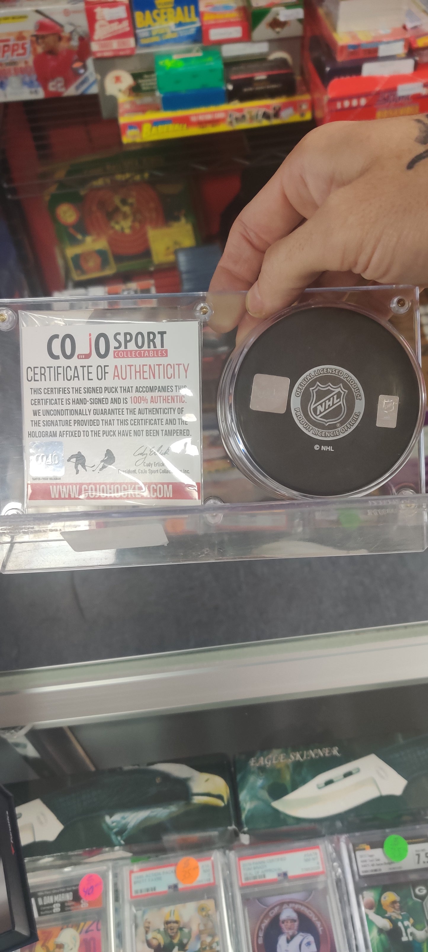 Paul Coffey SIgned Hockey Puck