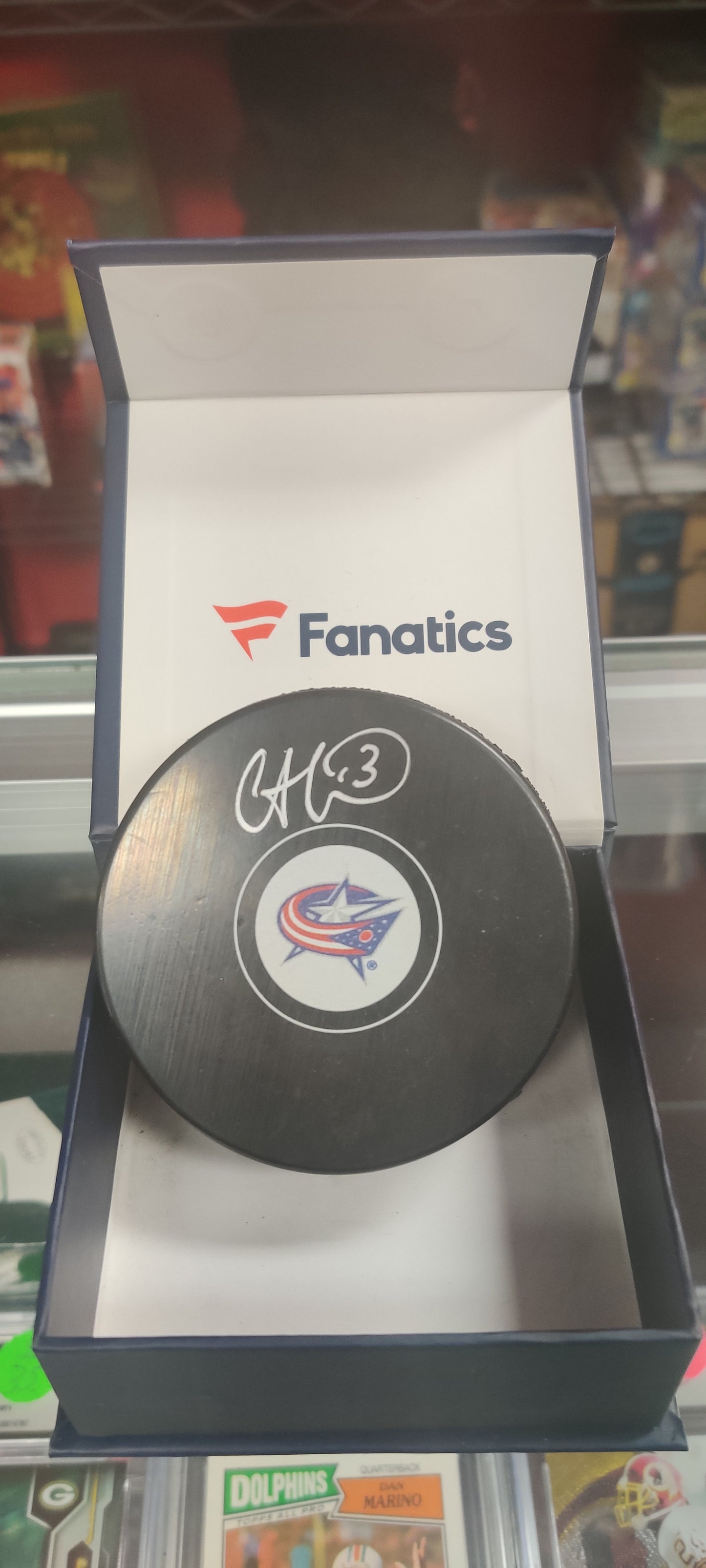 Hockey Puck Signed by Cam Atkinson