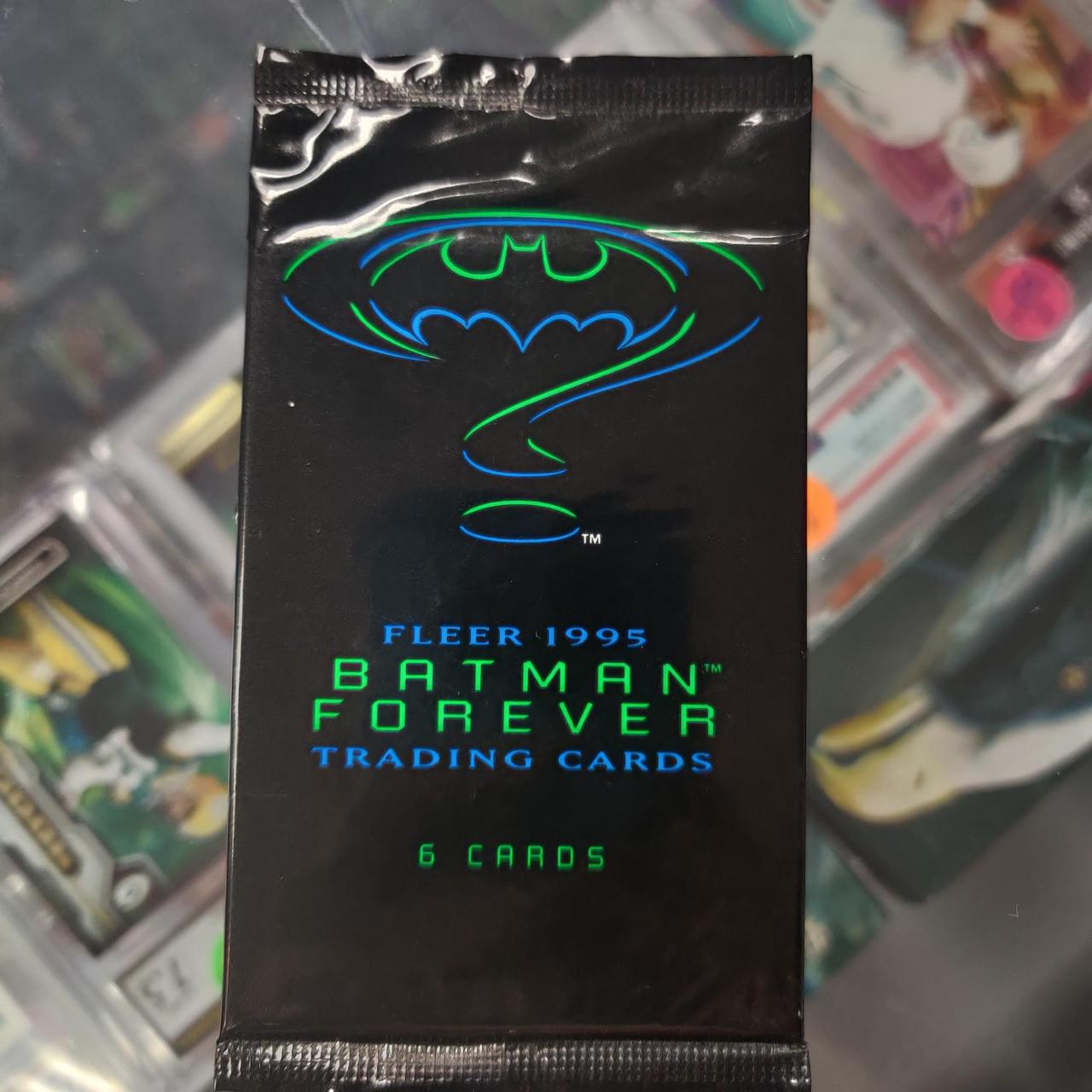 1995 Fleer Batman Forever trading cards 18 packs