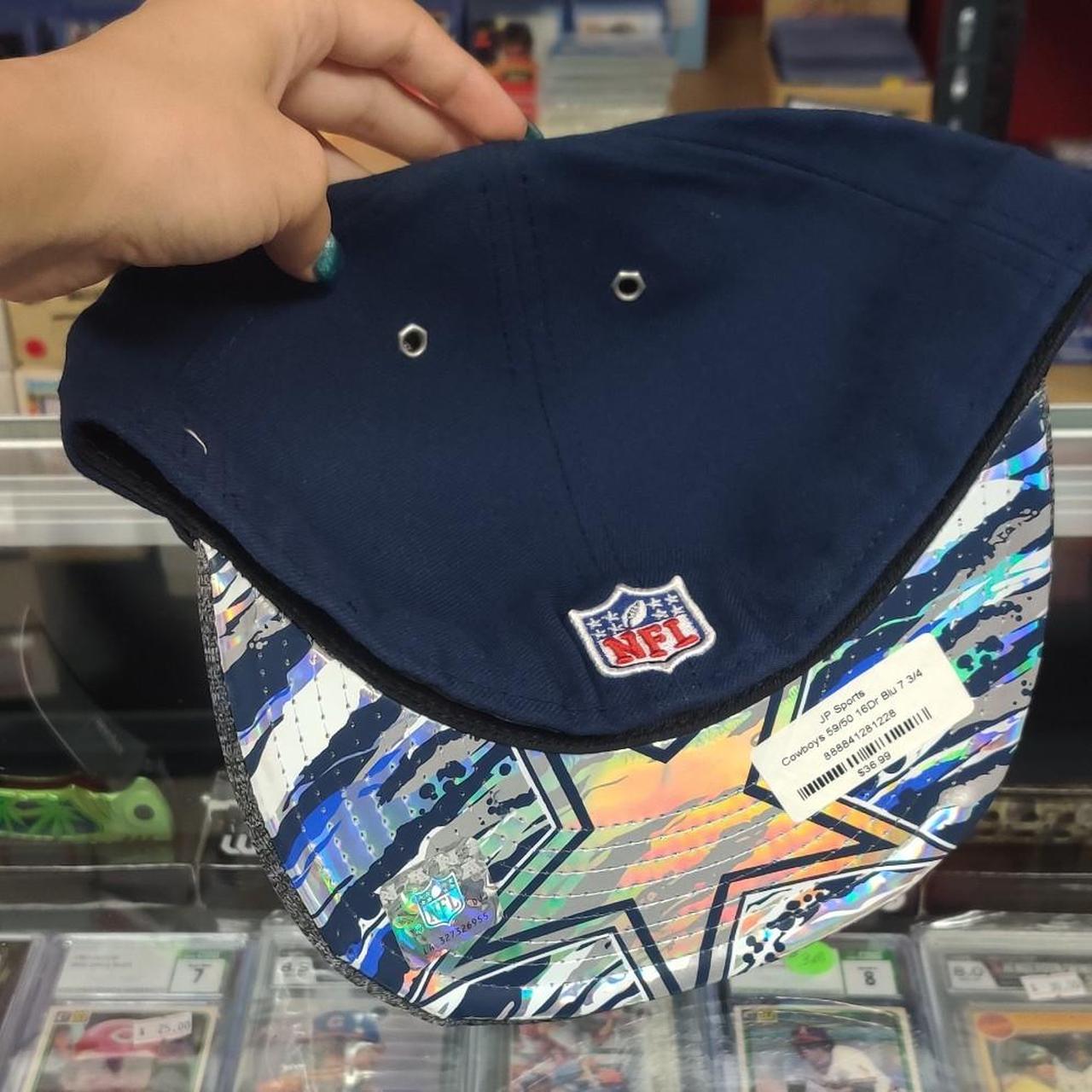 New Era Dallas Cowboys 59FIFTY cap with blue star logo on navy blue background #cowboys #football