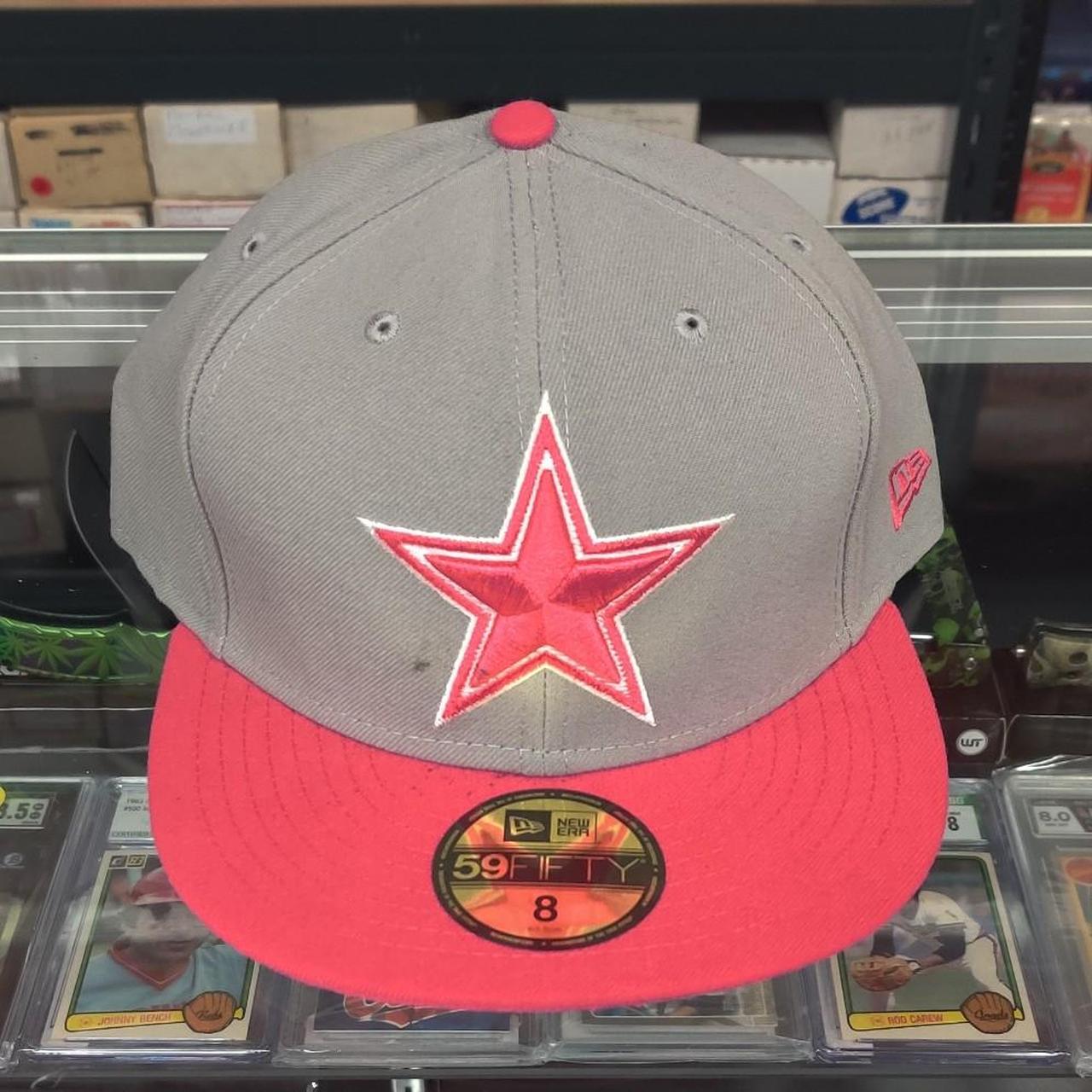New Era pink & gray NFL Dallas Cowboys 59FIFTY cap with pink star #cowboys #football