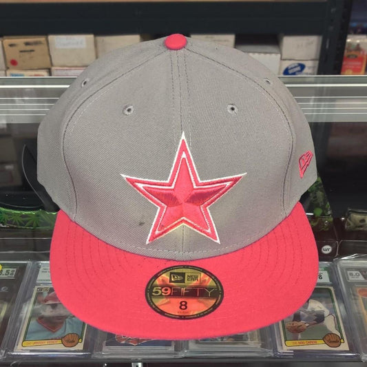 New Era pink & gray NFL Dallas Cowboys 59FIFTY cap with pink star #cowboys #football