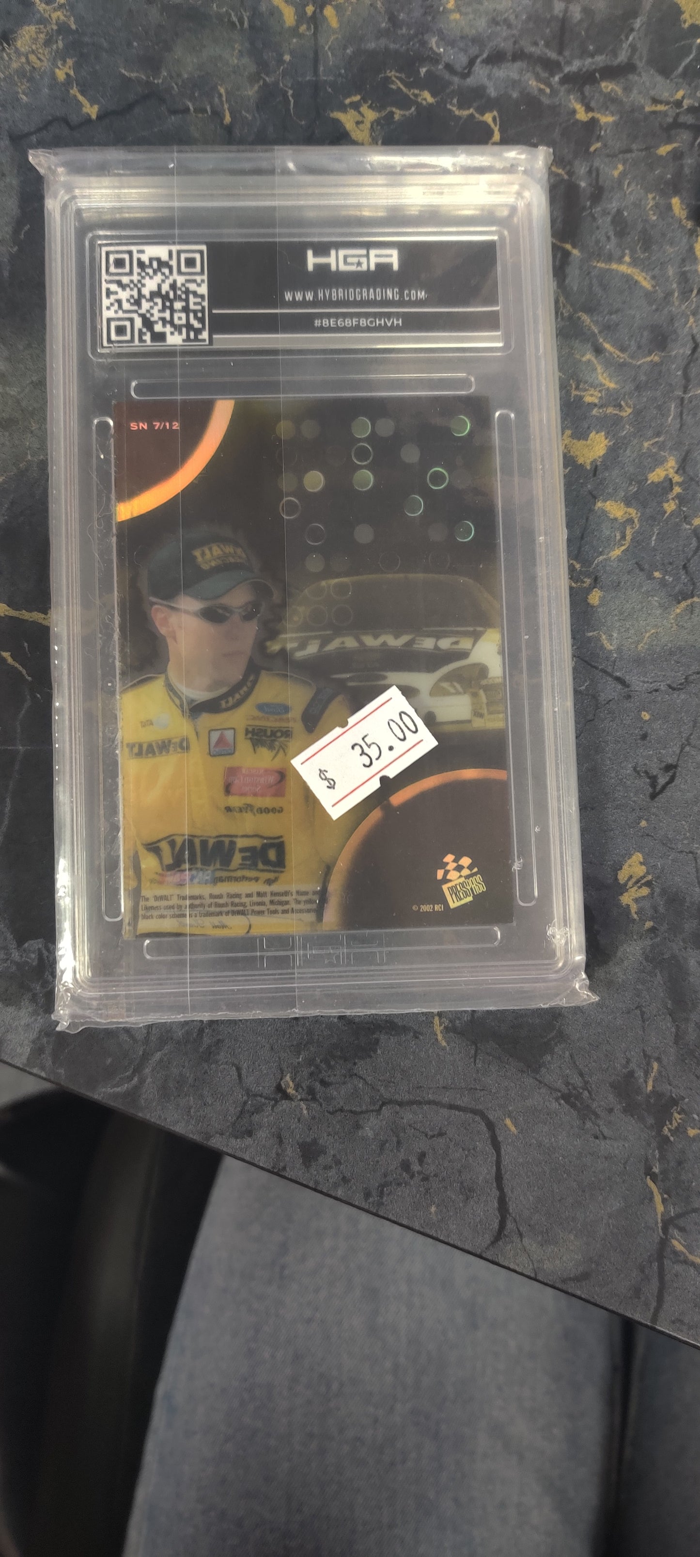 MATT KENSETH 2002 press pass eclipse supernova #SN7