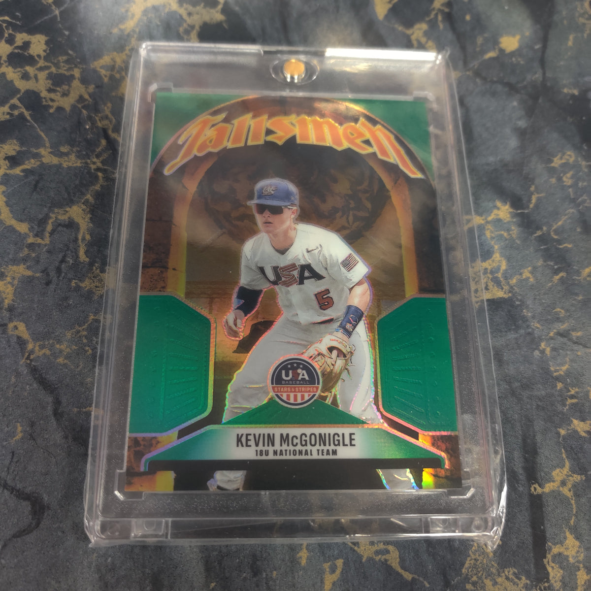 TALLSMEN KEVIN MCGONIGLE 18U NATIONAL TEAM BASEBALL PANINI CARD