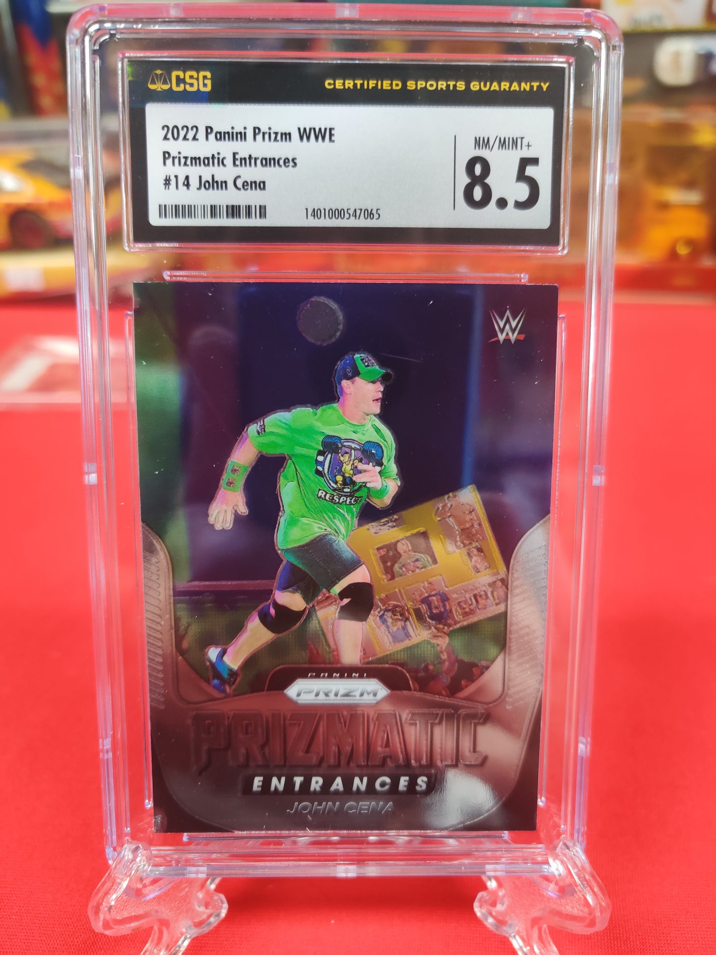 2022 panini prizm WWE Prizmatic Entrances #14 John Cena