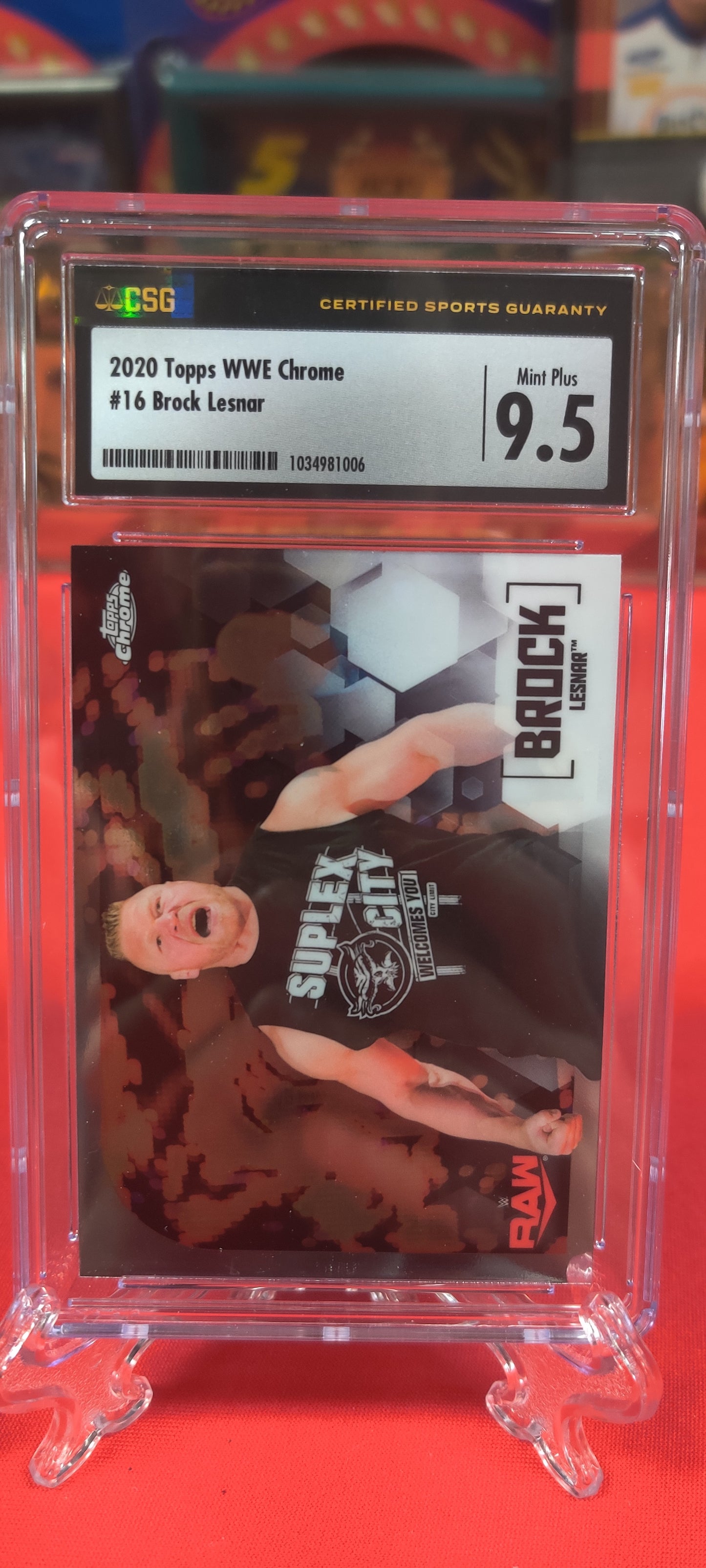 2020 topps WWE Chrome #16 Brock Lesner