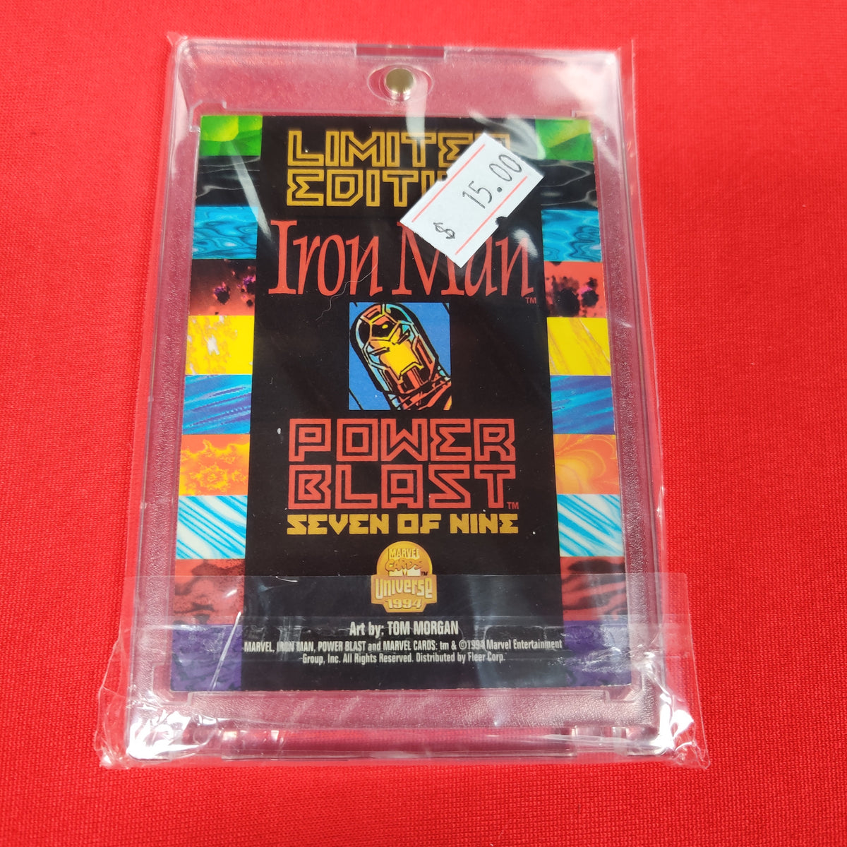 IRON MAN MARVEL CARDS UNIVERSE 1994 7/9