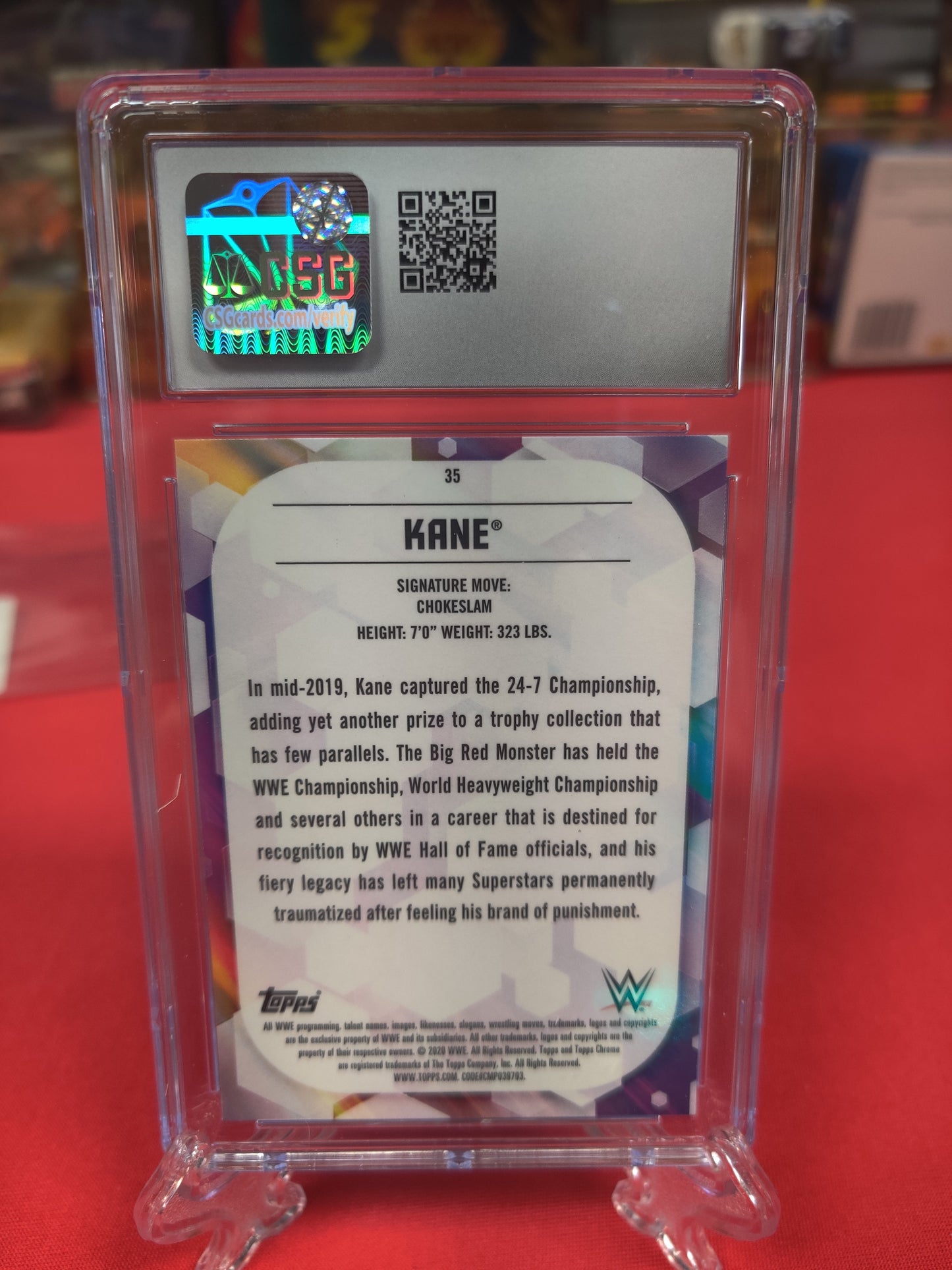 2020 Topps WWE Chrome #35 Kane