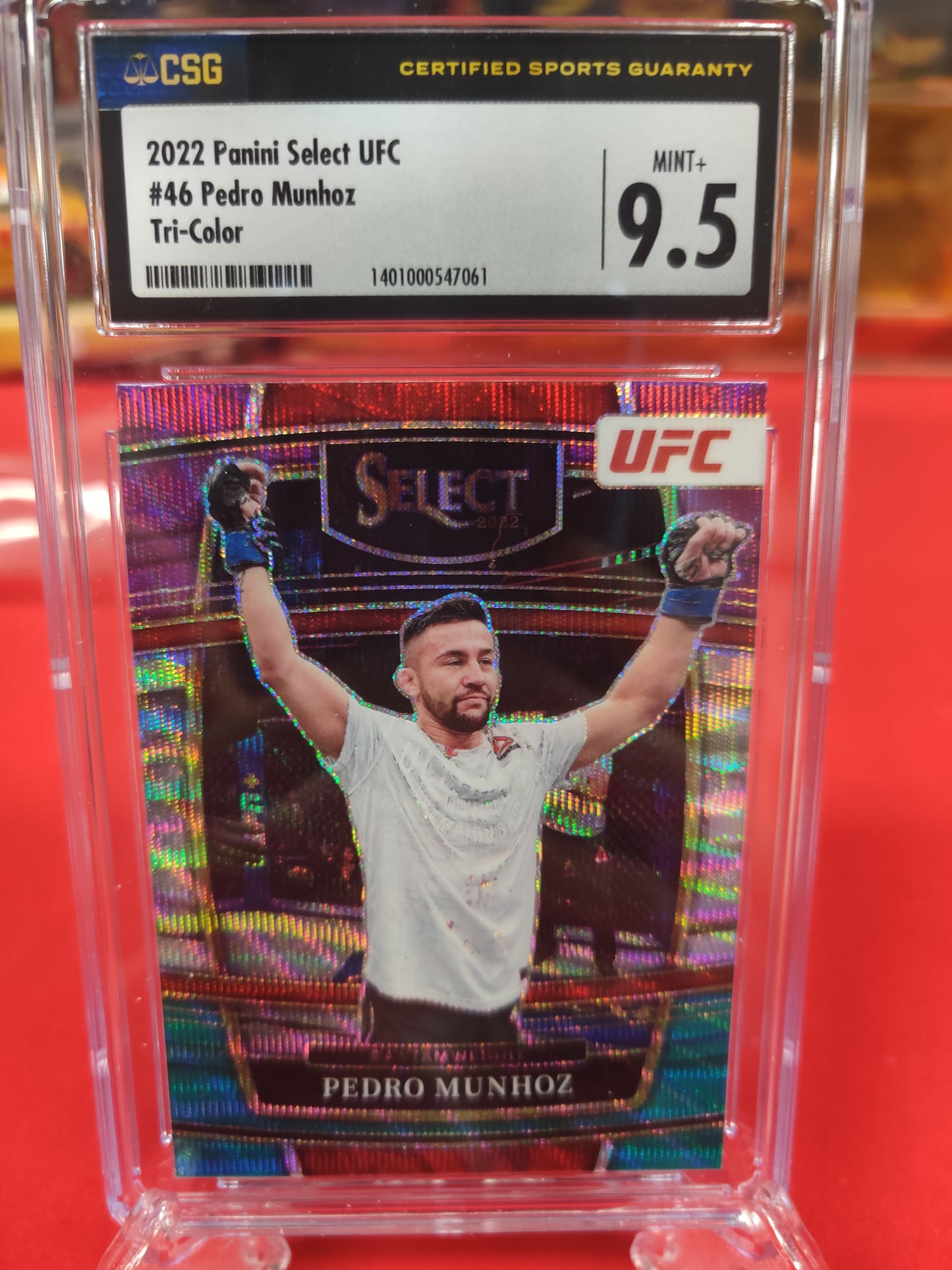 2022 Panini Select UFC #46 Pedro Munhoz