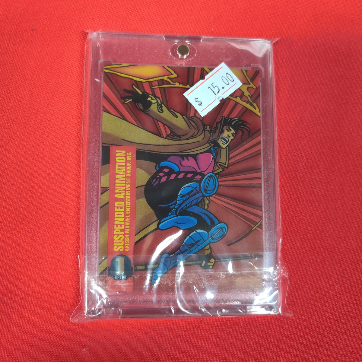 GAMBIT MARVEL UNIVERSE 1994 SUSPENDED ANIMATION