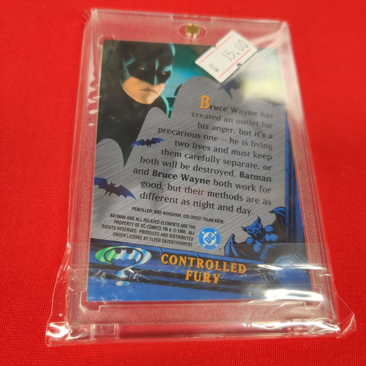 BATMAN CONTROLLED FURY 1995