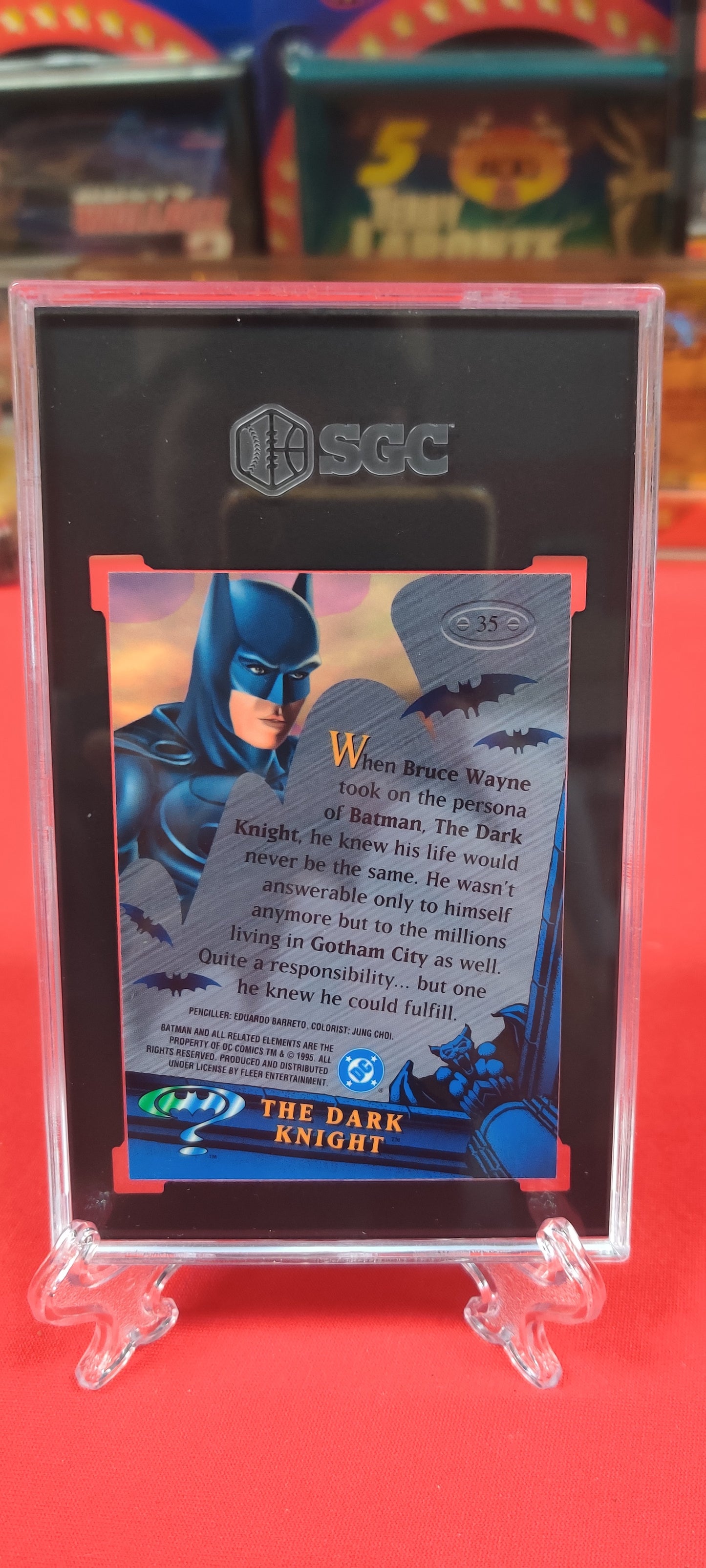 1995 fleer Metal Batman Forever