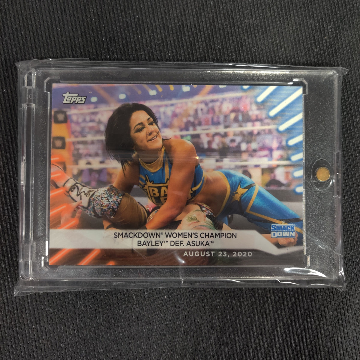 63/75 SMACKDOWN WOMEN'S CHAMPION BAYLEY DEF. ASUKA WWE