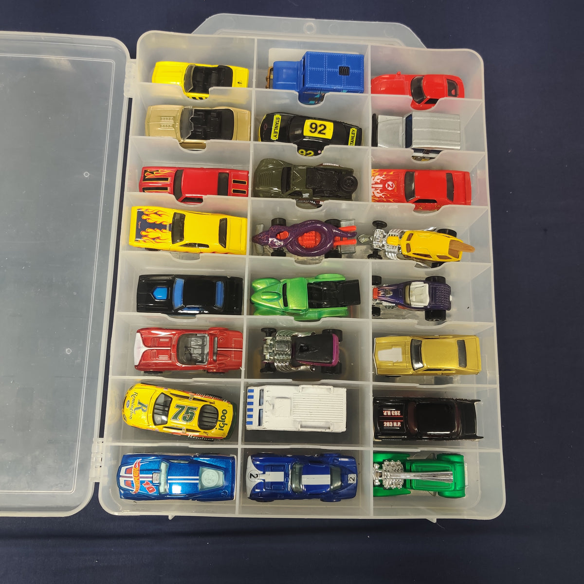 48 PACK FULL OF HOTWHEELS DIECAST CASE