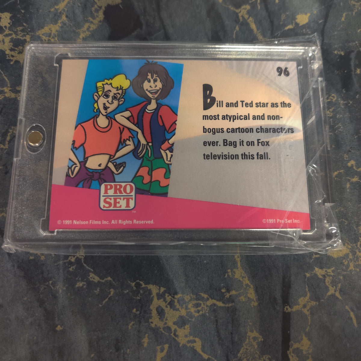 BILL AND TED PRO SET 91' ENTERTAINMENT CARD