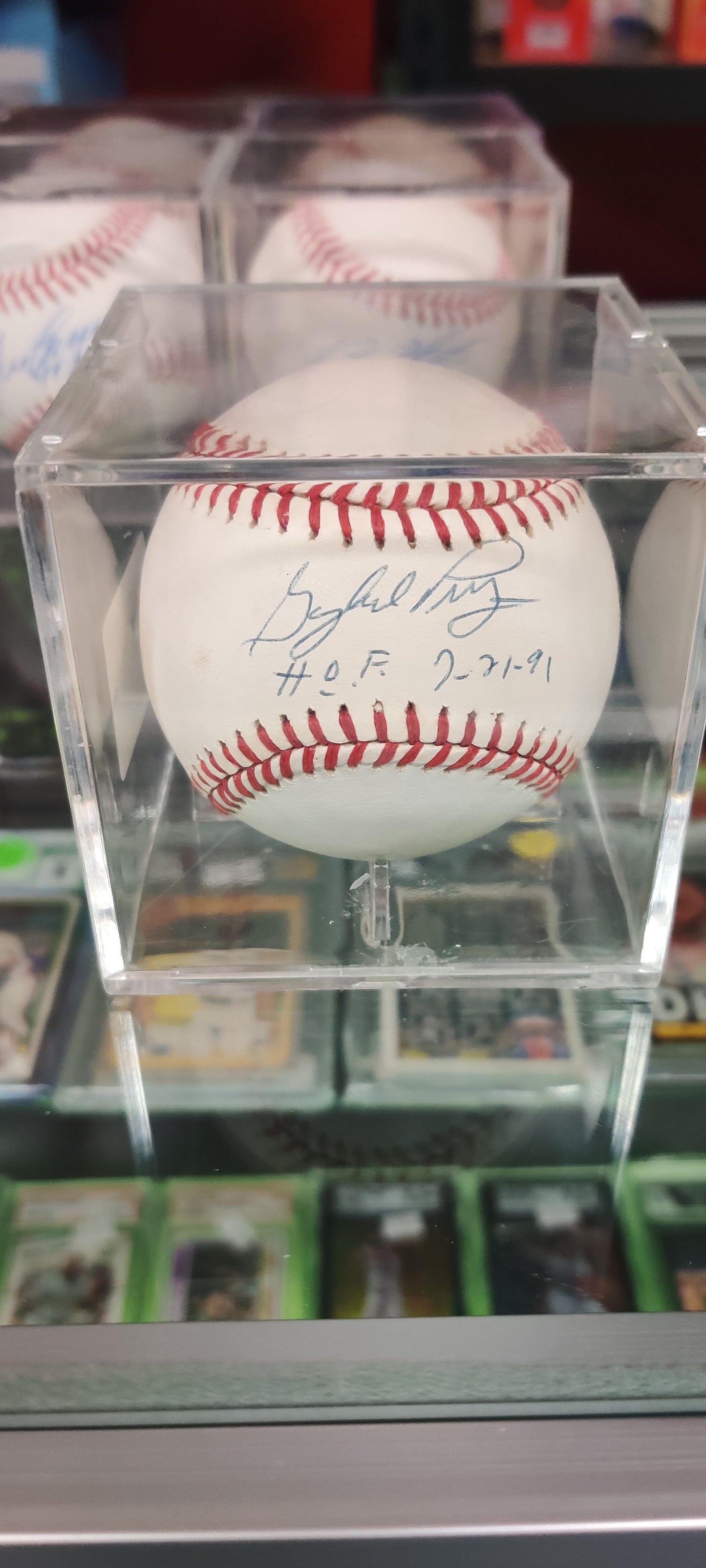 Gaylord Perry autographed baseball