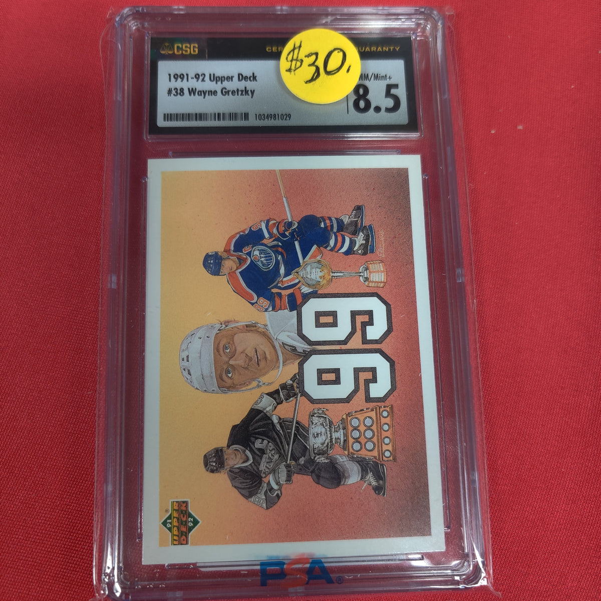 GRADED WAYNE GRETZKY HOCKEY CARD