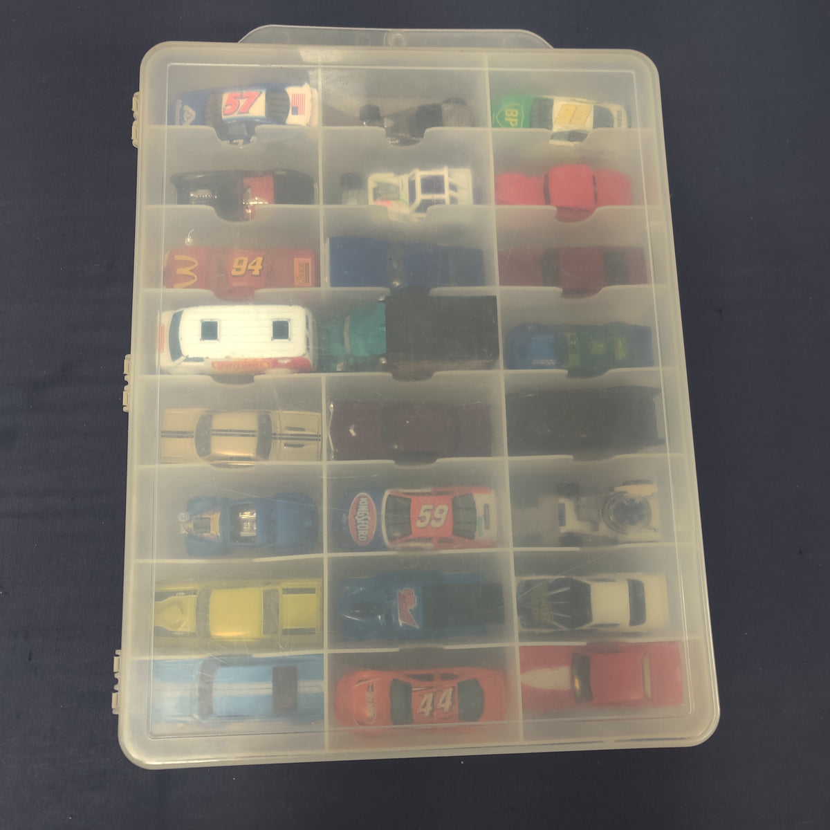 48 PACK FULL OF HOTWHEELS DIECAST CASE
