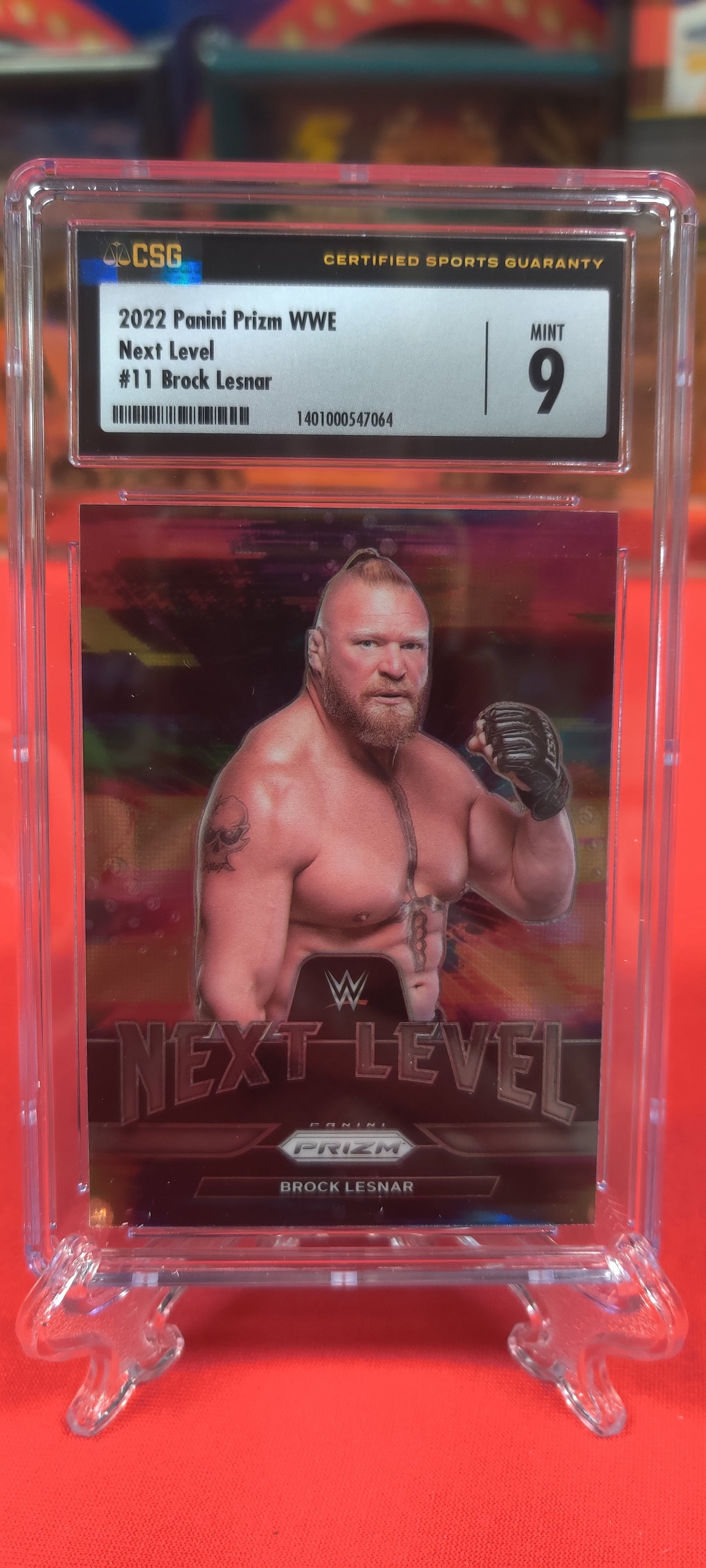 2022 Panini prizm WWE #11 Brock Lesner