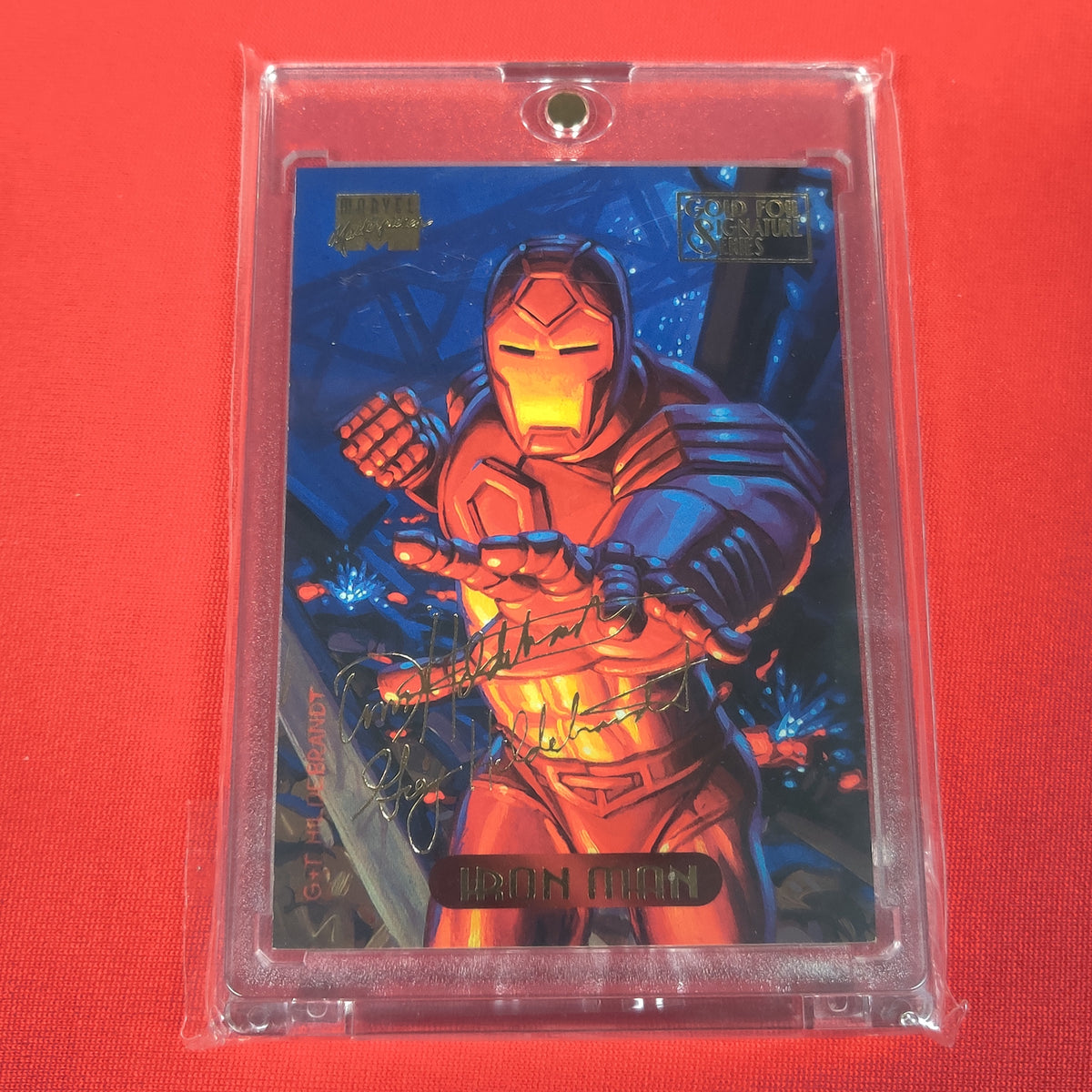 IRON MAN GOLD FOIL SIGNATURE SERIES 1994