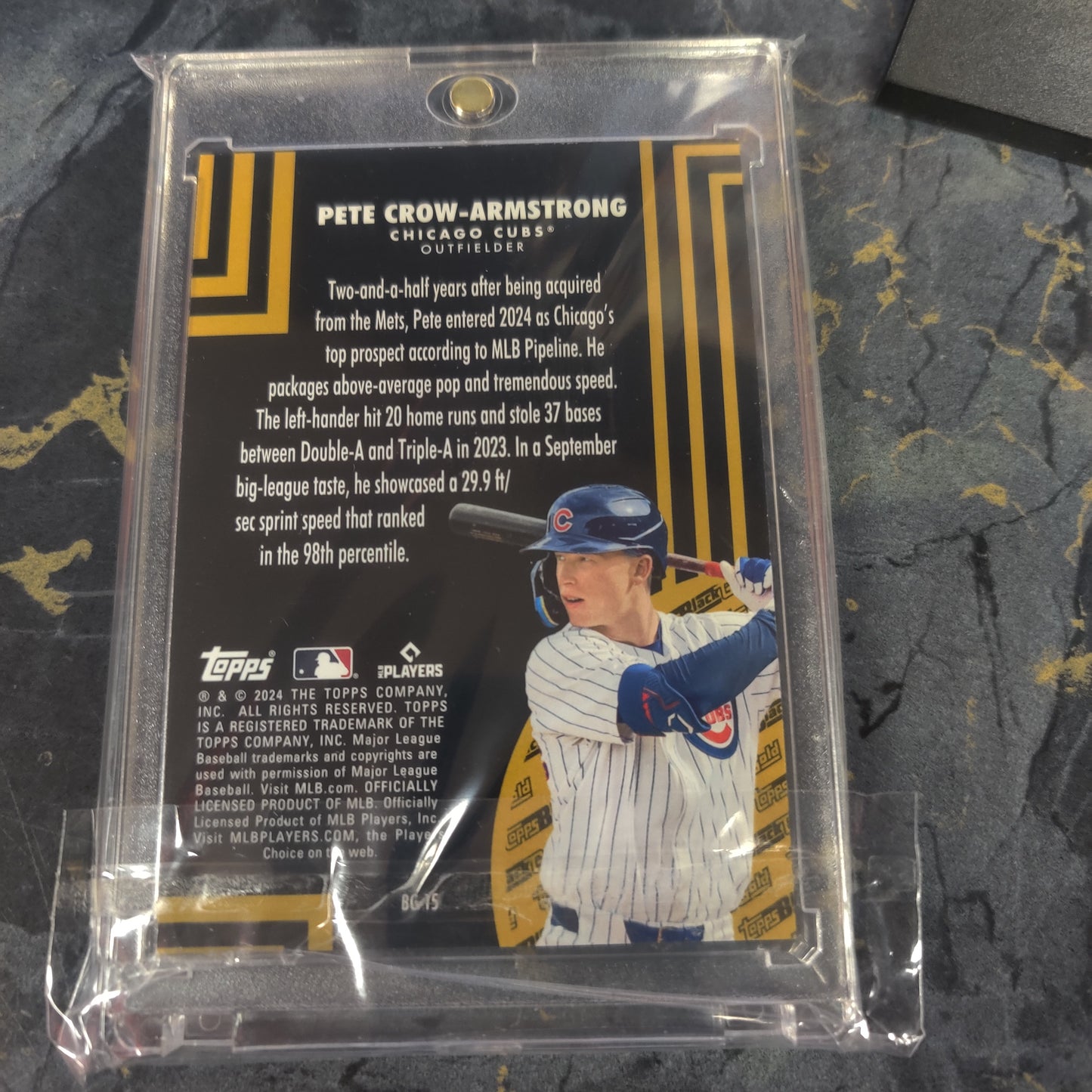 PETE CROW ARMSTRONG TOPPS CARD
