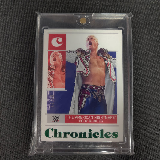 THE AMERICAN NIGHTMARE CODY RHODES CHRONICLES NO. 51 WWE CARD