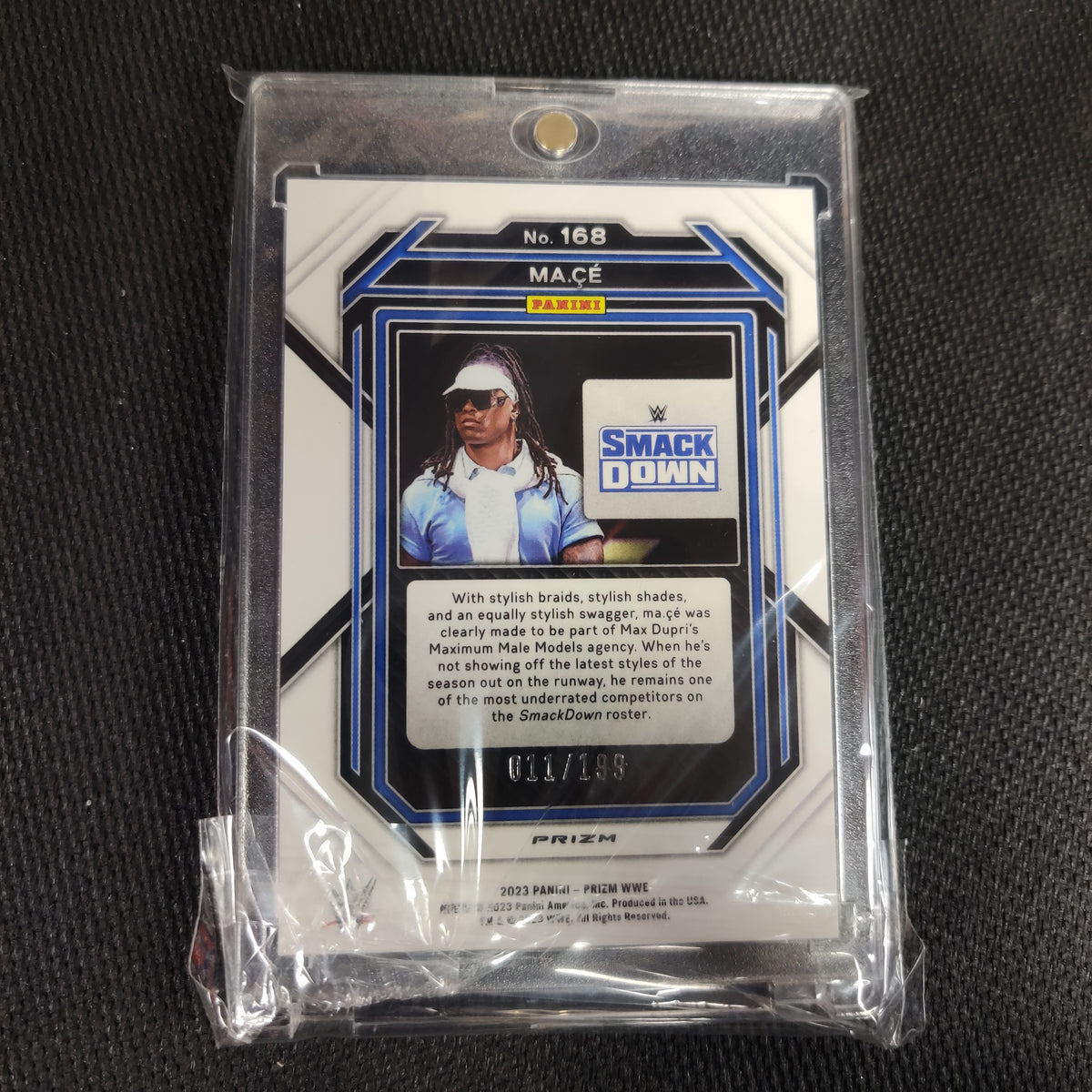 11/199 MA.ÇÉ 2023 PRIZM PANINI WWE CARD