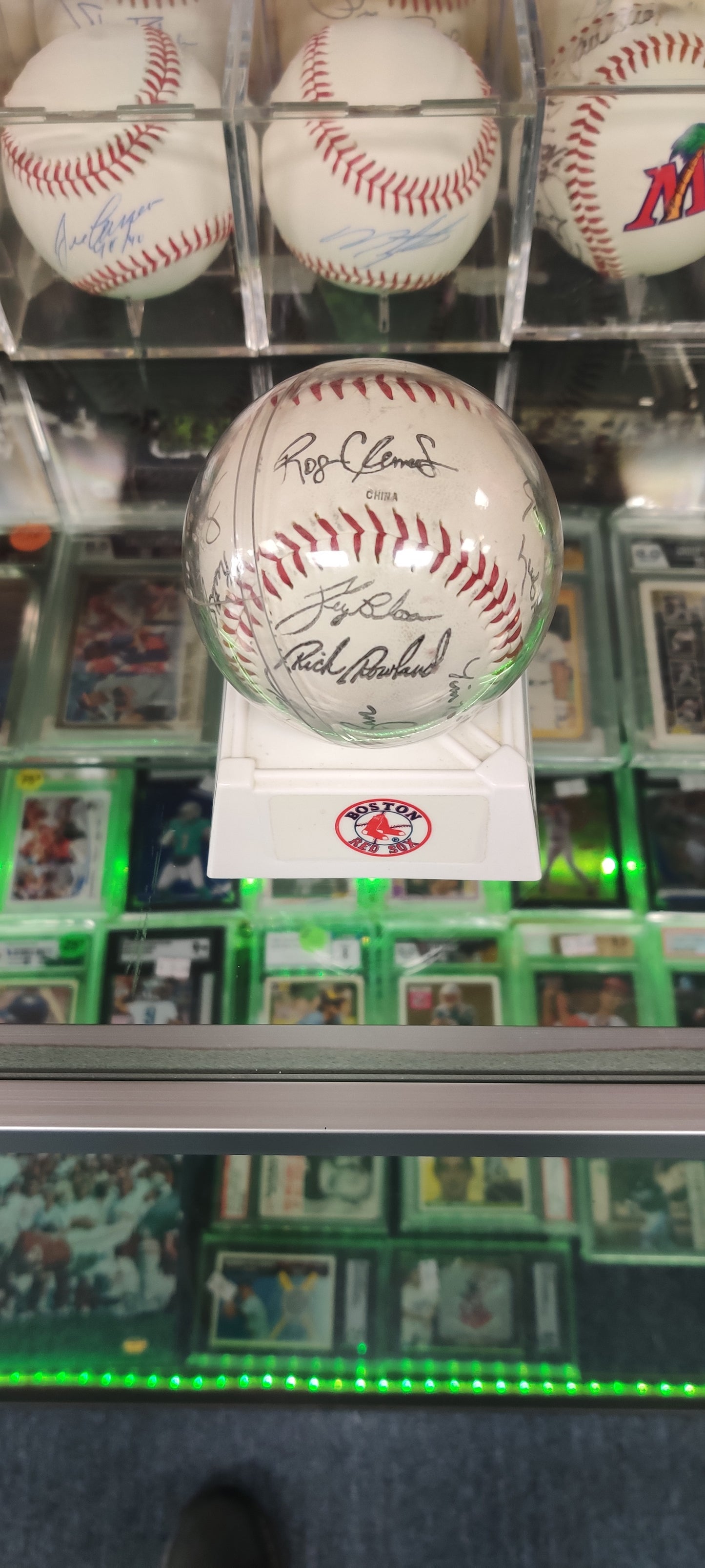 Redsox world series team ball