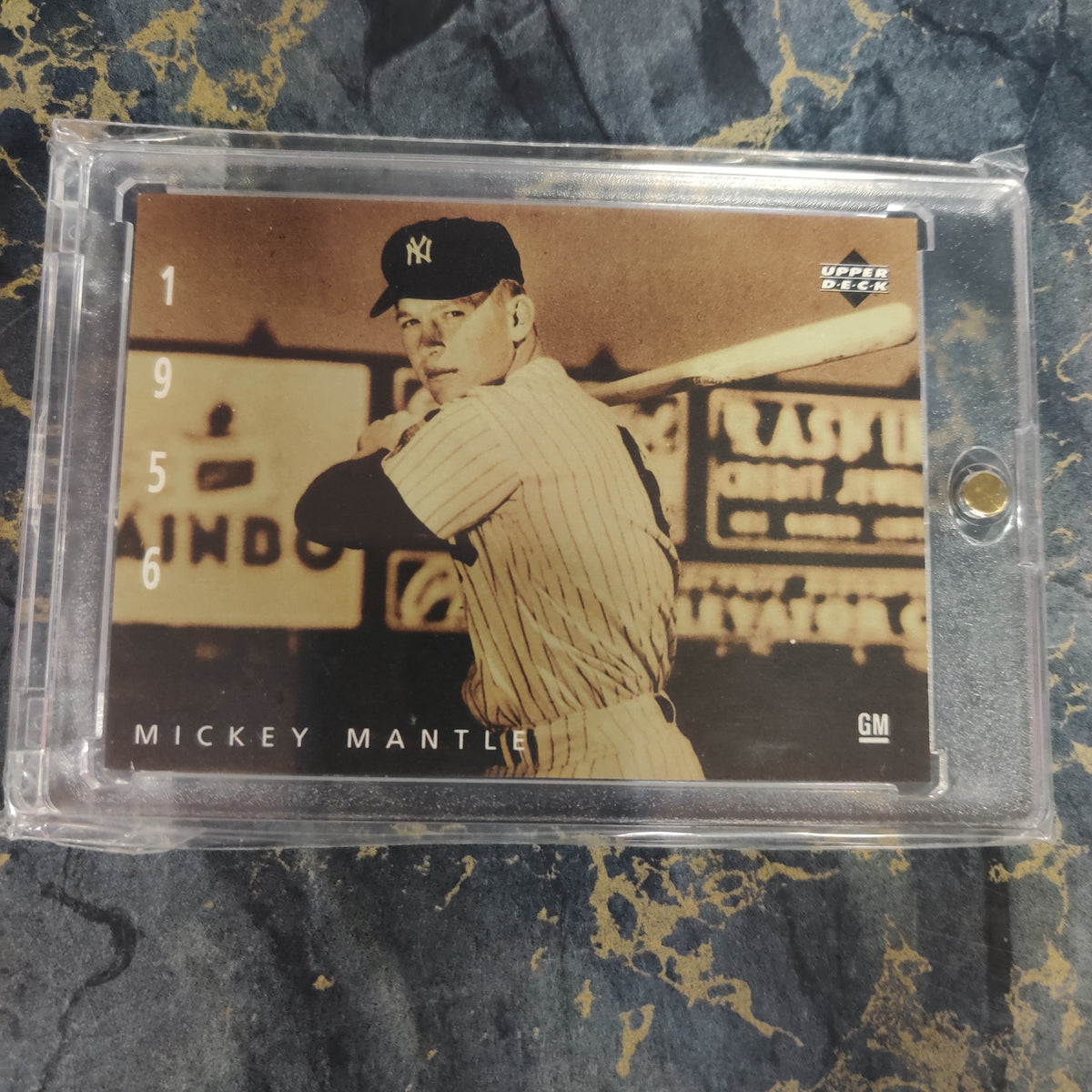 1956 MICKEY MANTLE BASEBALL UPPER DECK CARD 94